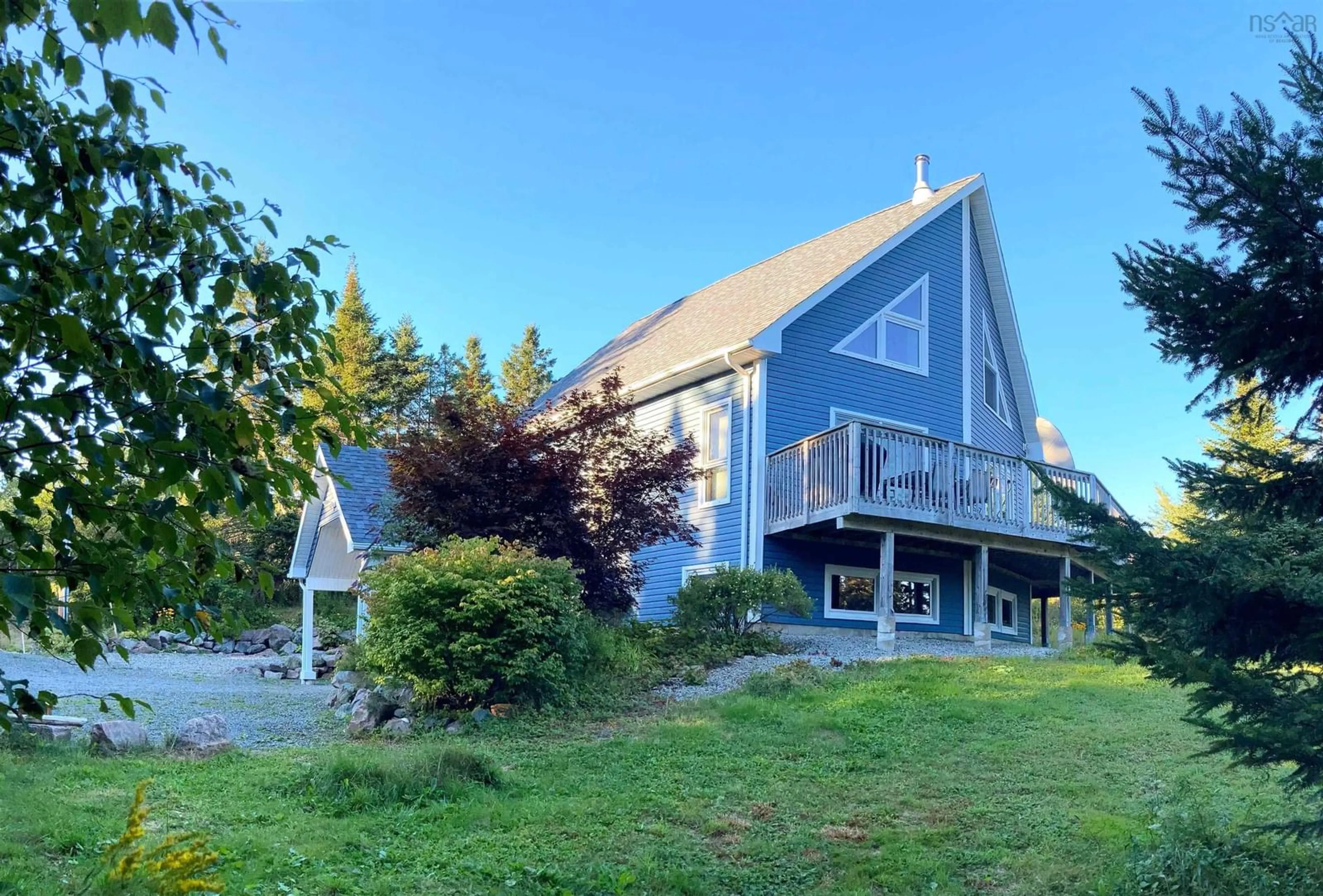 A pic from outside/outdoor area/front of a property/back of a property/a pic from drone, unknown for 85 Walkerville Rd, Walkerville Nova Scotia B0E 1J0
