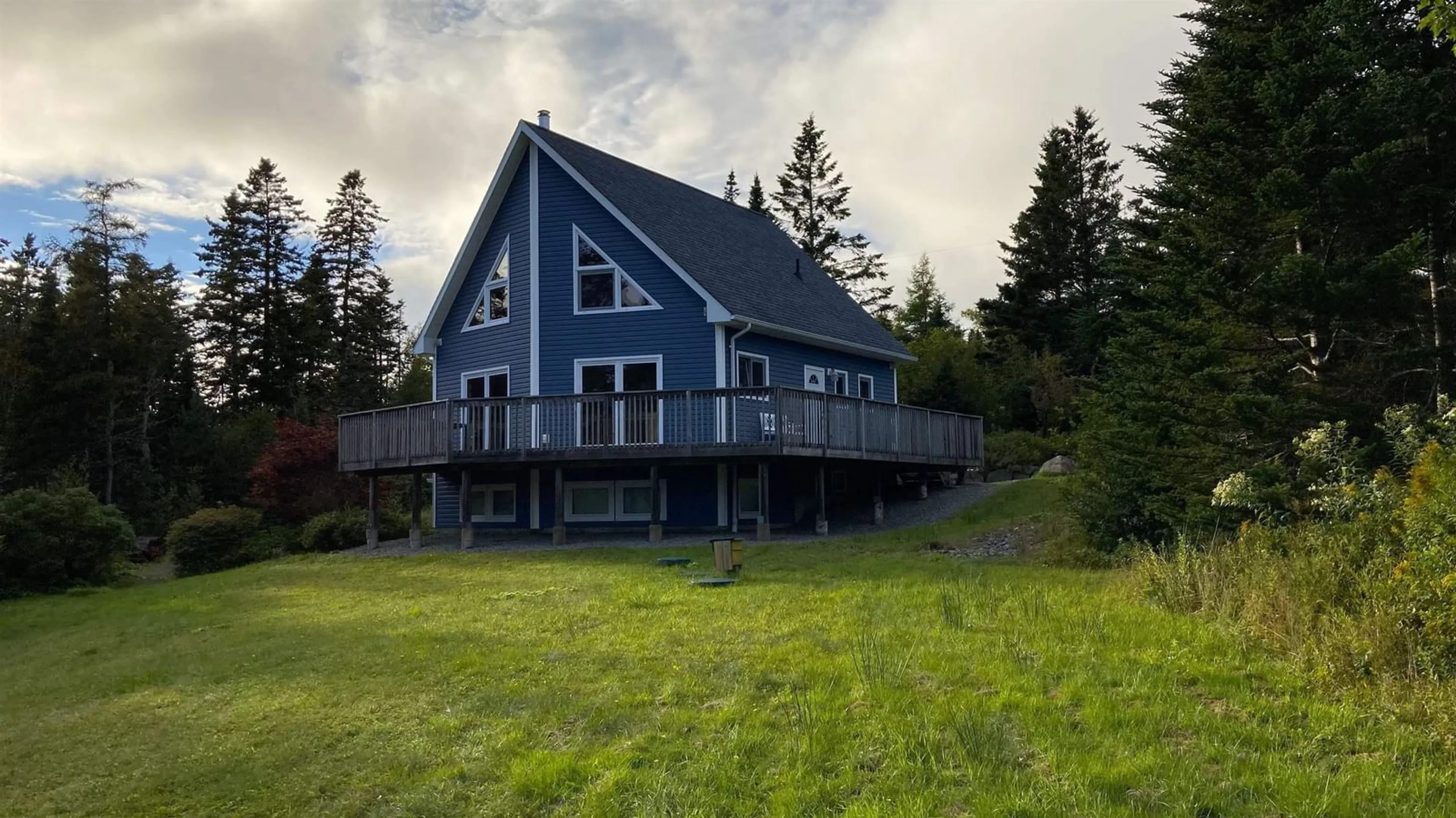 A pic from outside/outdoor area/front of a property/back of a property/a pic from drone, water/lake/river/ocean view for 85 Walkerville Rd, Walkerville Nova Scotia B0E 1J0