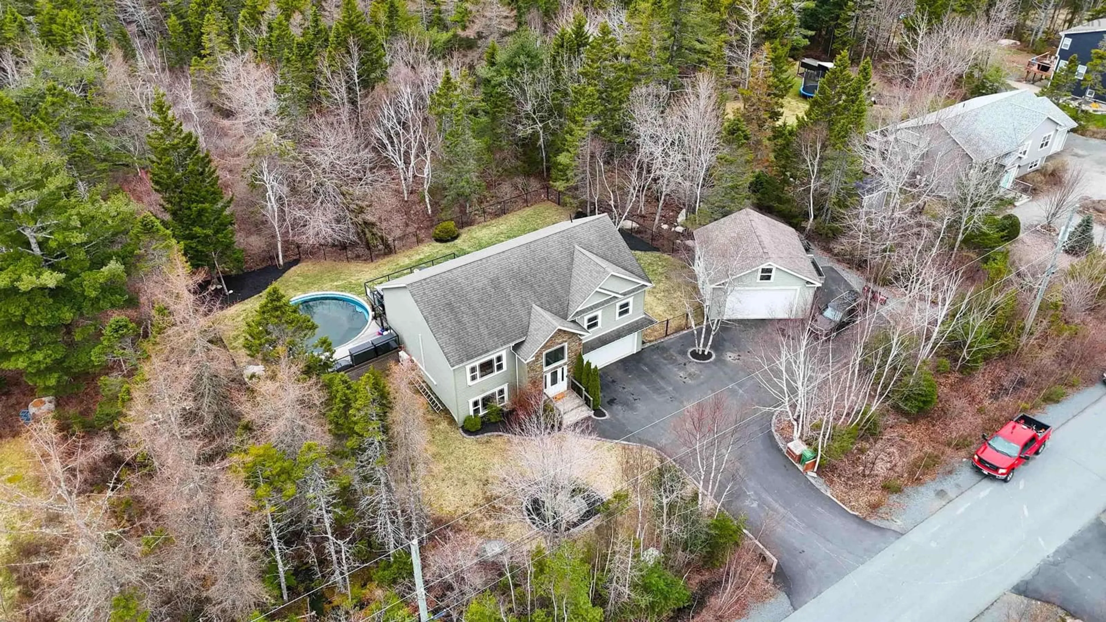 A pic from outside/outdoor area/front of a property/back of a property/a pic from drone, unknown for 301 Bailee Dr, Tantallon Nova Scotia B3Z 0C2