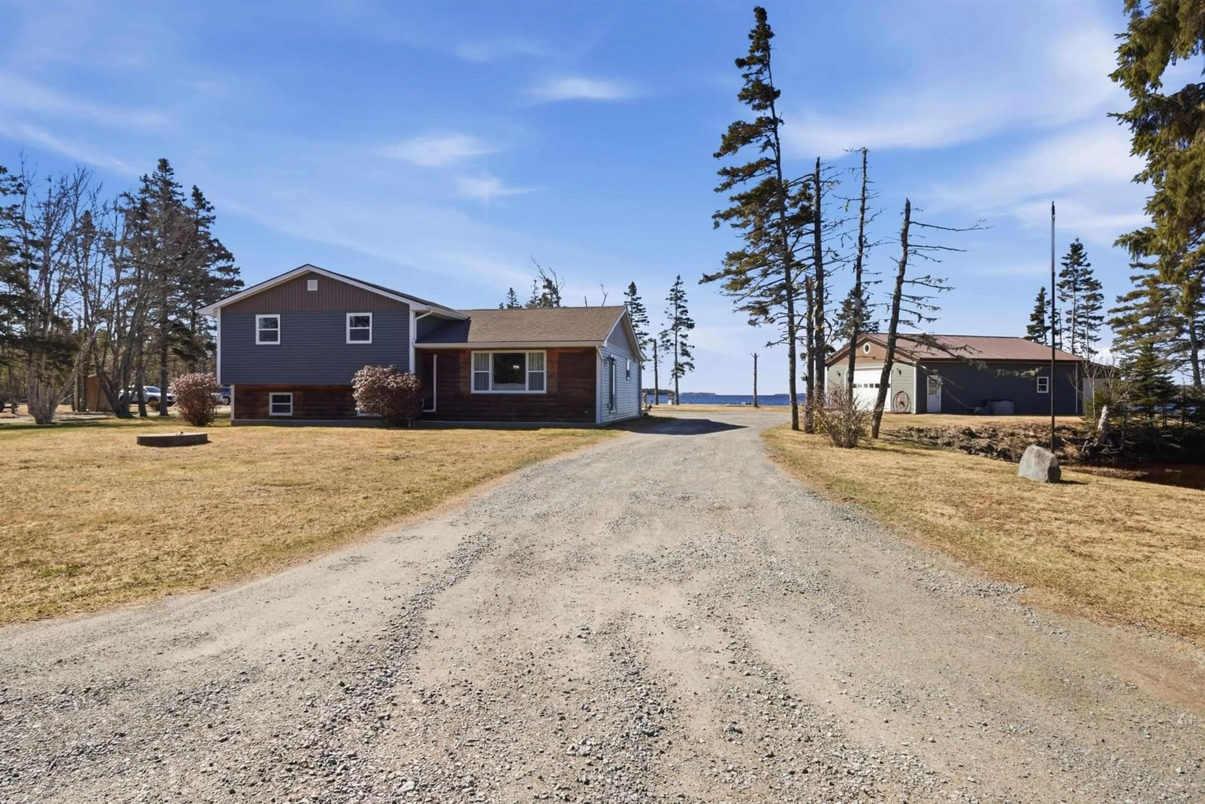 A pic from outside/outdoor area/front of a property/back of a property/a pic from drone, street for 276 Passage Rd, Watt Section Nova Scotia B0J 3B0