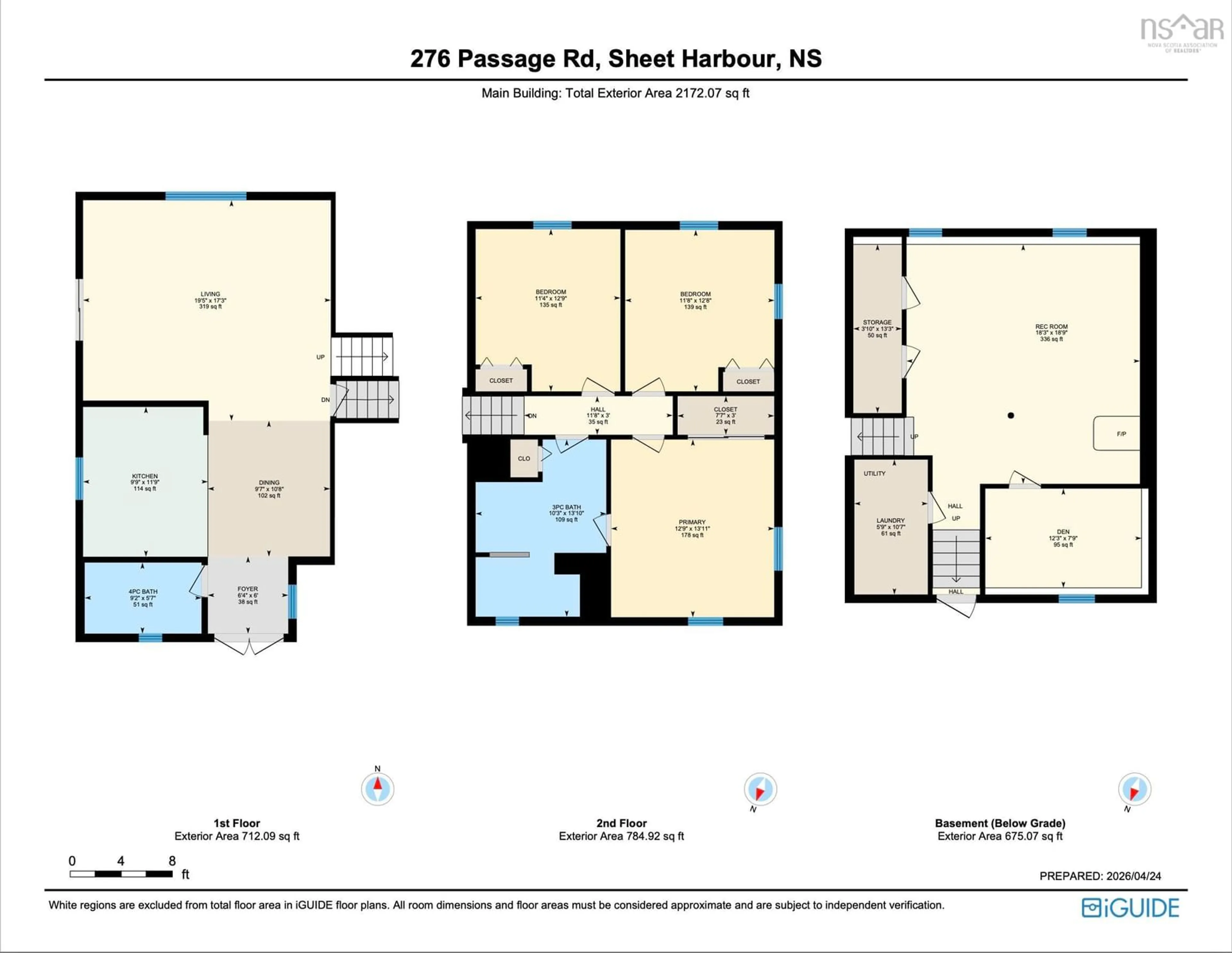 Floor plan for 276 Passage Rd, Watt Section Nova Scotia B0J 3B0