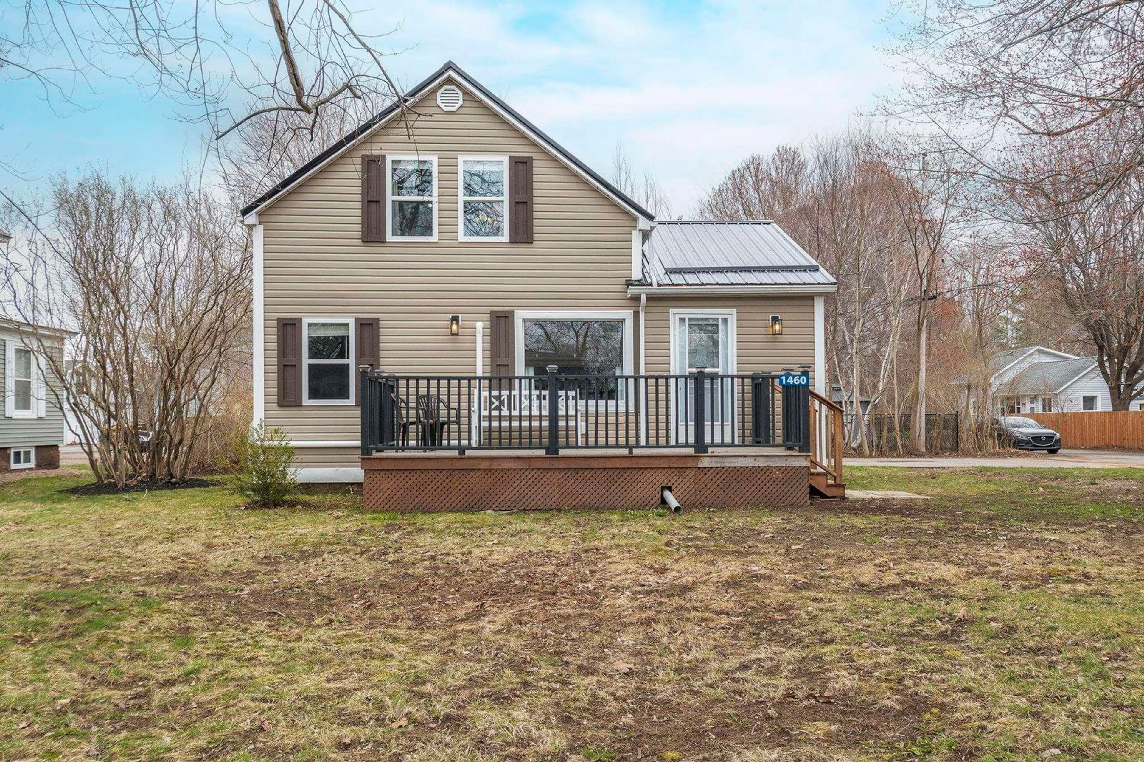 Home with vinyl exterior material, street for 1460 Park Rd, Kingston Nova Scotia B0P 1R0