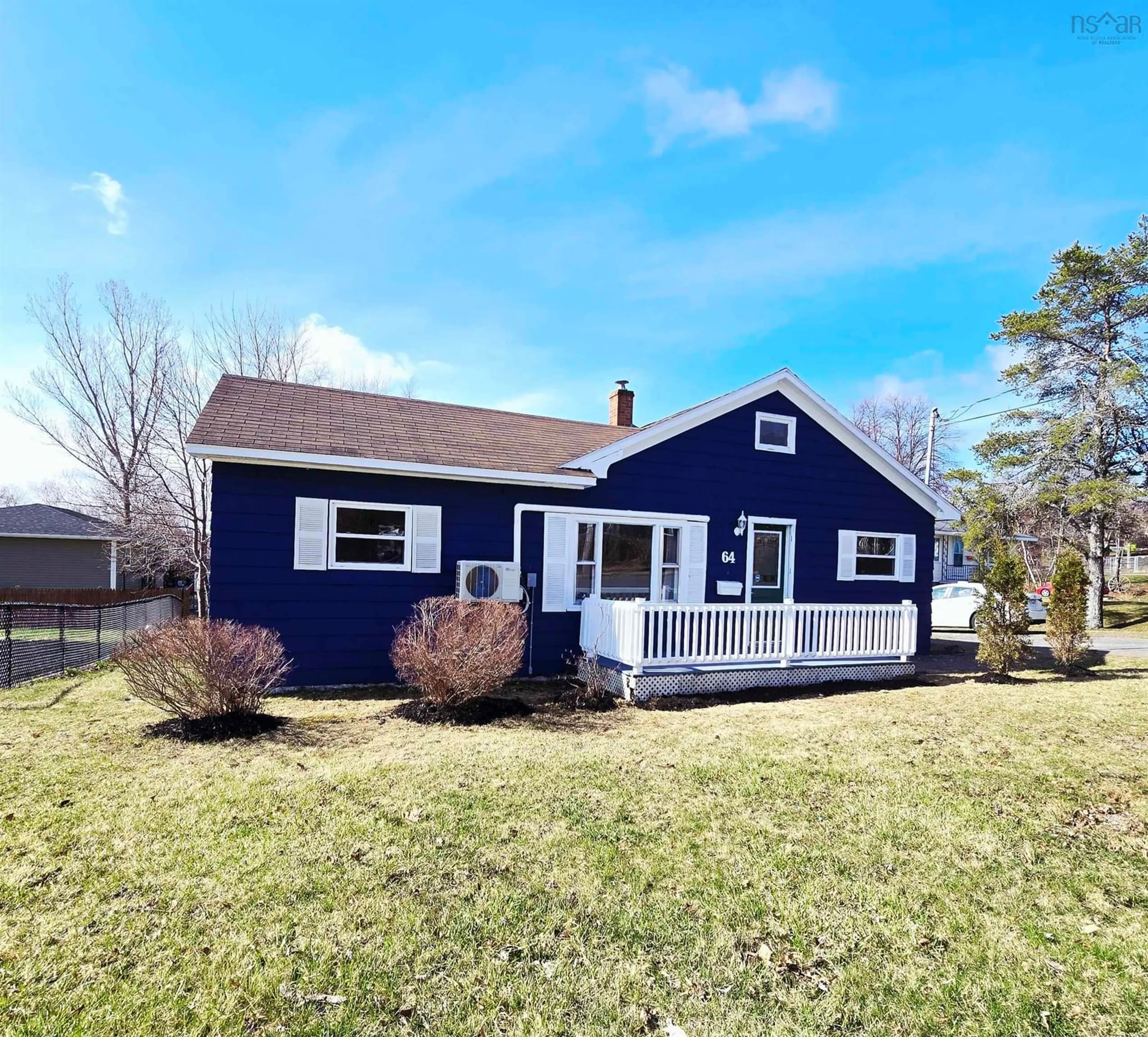Home with vinyl exterior material, street for 64 Regent St, North Sydney Nova Scotia B2A 2G2