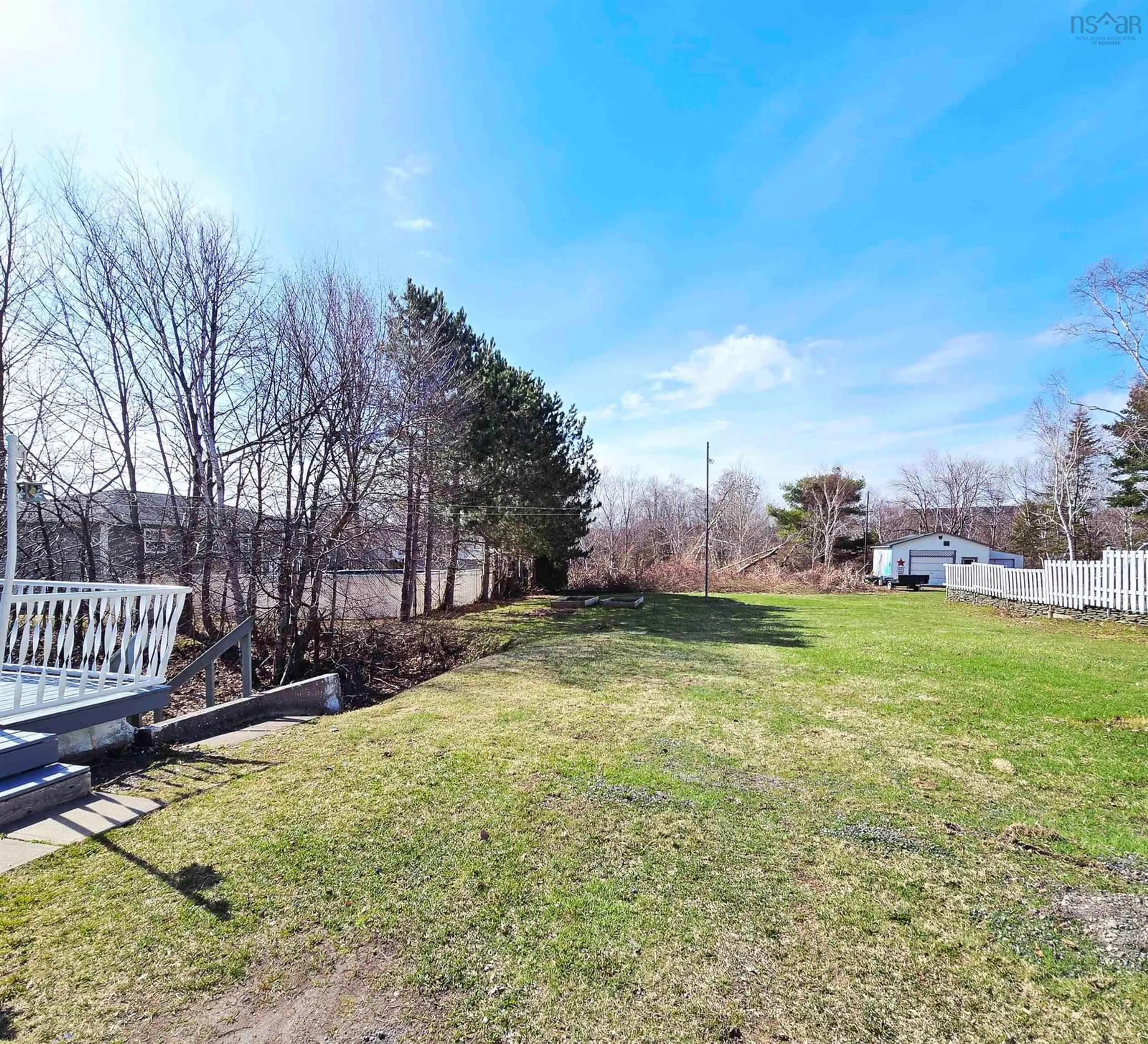 A pic from outside/outdoor area/front of a property/back of a property/a pic from drone, water/lake/river/ocean view for 64 Regent St, North Sydney Nova Scotia B2A 2G2