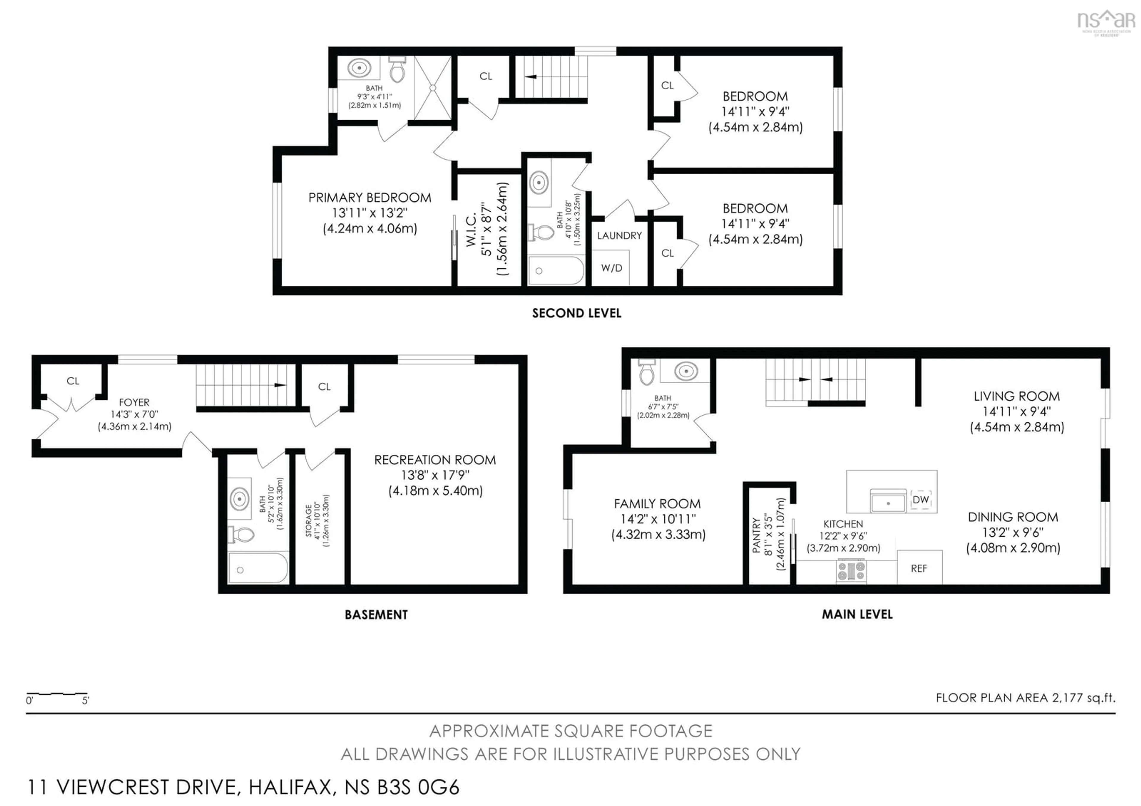 Floor plan for 7 Viewcrest Dr, Clayton Park Nova Scotia B3S 0G6