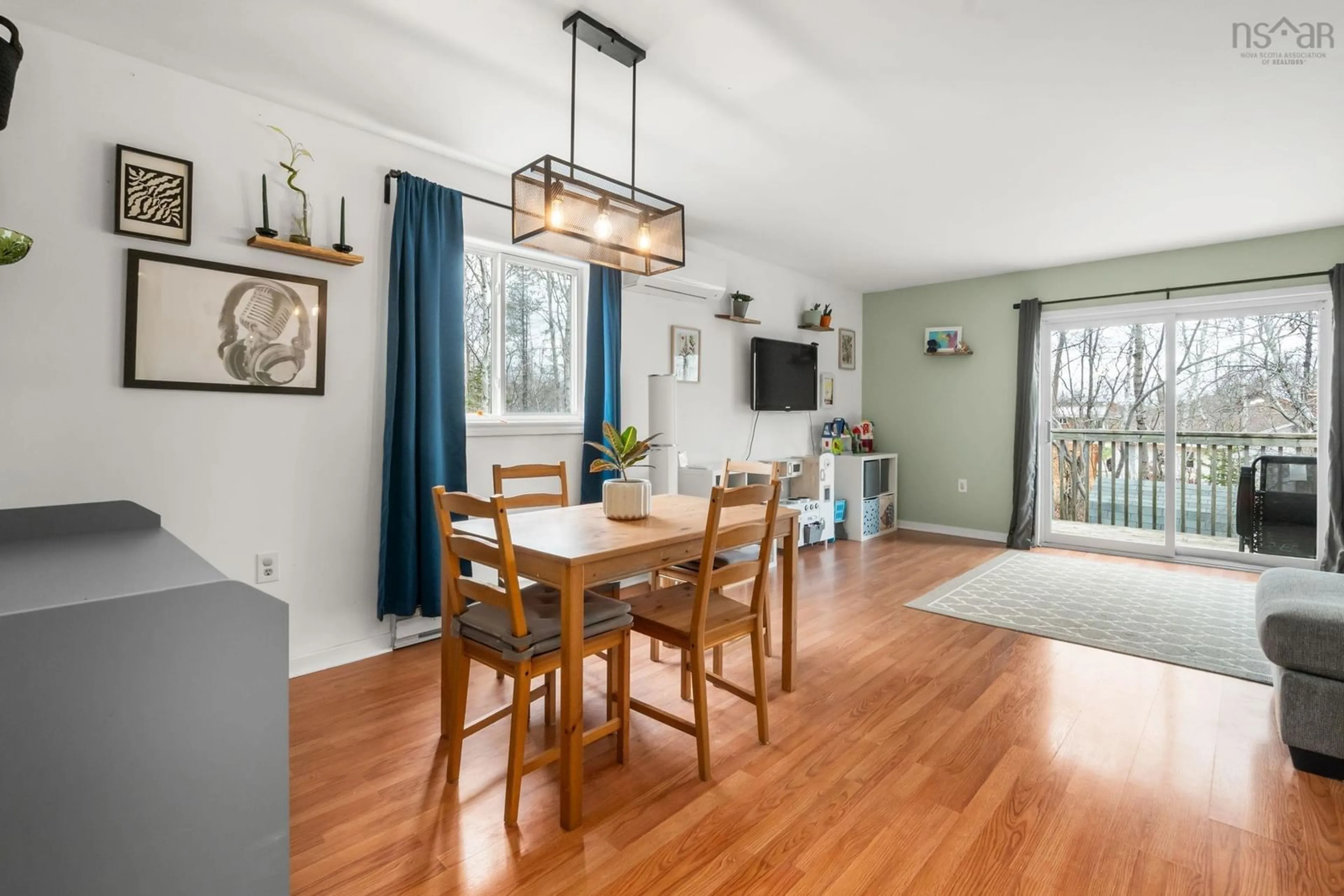 Dining room, wood/laminate floor for 145 Highway 277, Lantz Nova Scotia B2S 1S9