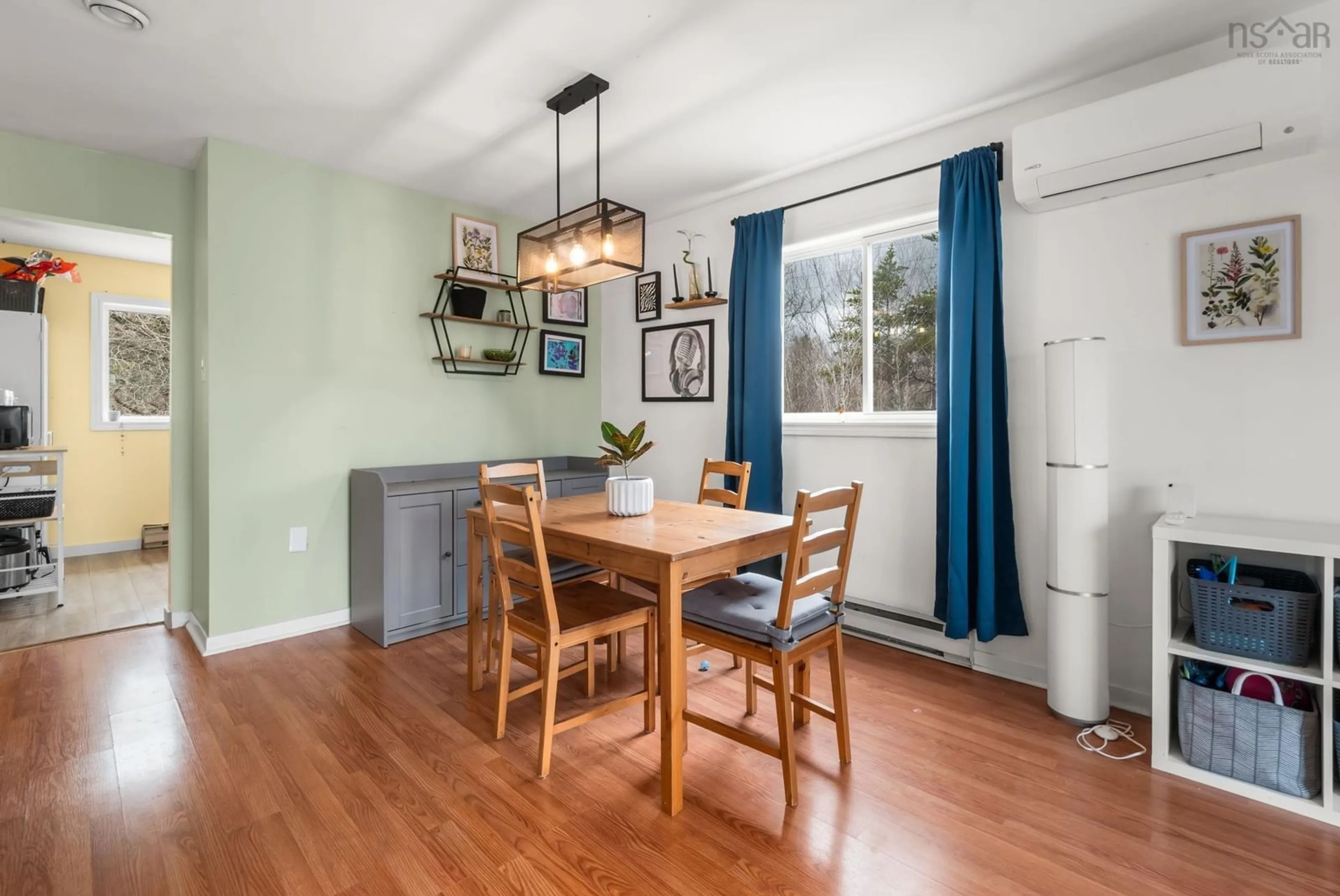 Dining room, wood/laminate floor for 145 Highway 277, Lantz Nova Scotia B2S 1S9