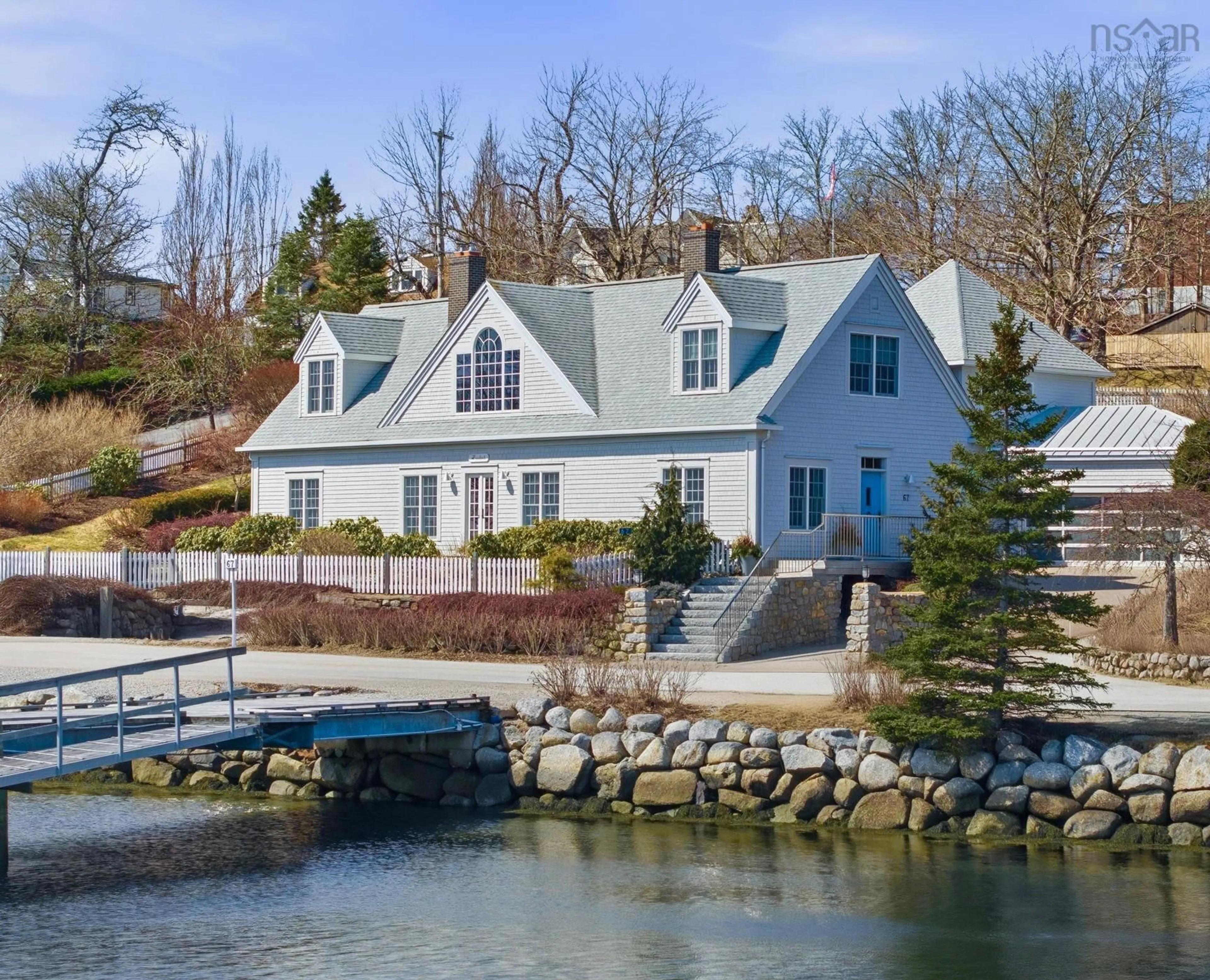 Home with vinyl exterior material, water/lake/river/ocean view for 67 Water St, Chester Nova Scotia B0J 1J0