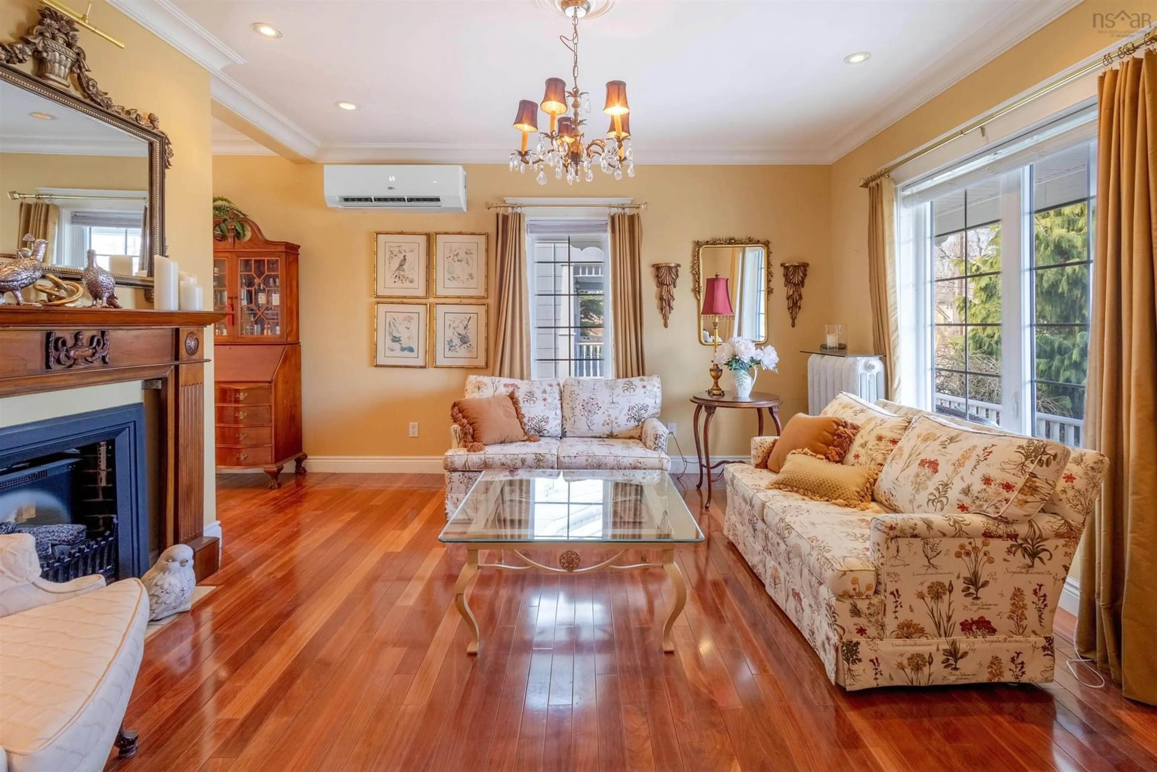 Living room with furniture, unknown for 102 Crescent Street, B1s 2z8 St, Sydney Nova Scotia B1S 2Z8