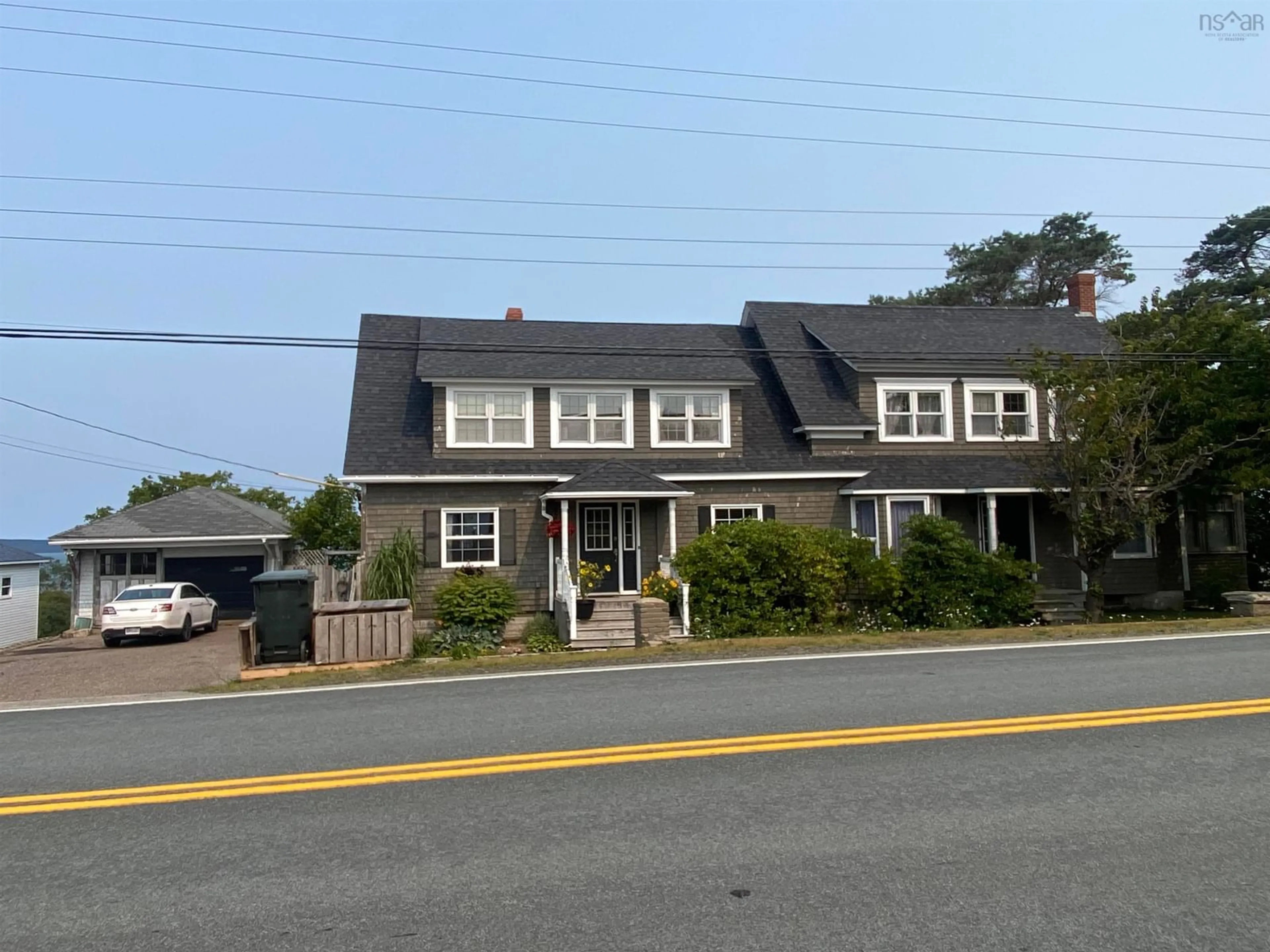 A pic from outside/outdoor area/front of a property/back of a property/a pic from drone, street for 6777 Hwy 101, Gilberts Cove Nova Scotia B0W 2R0
