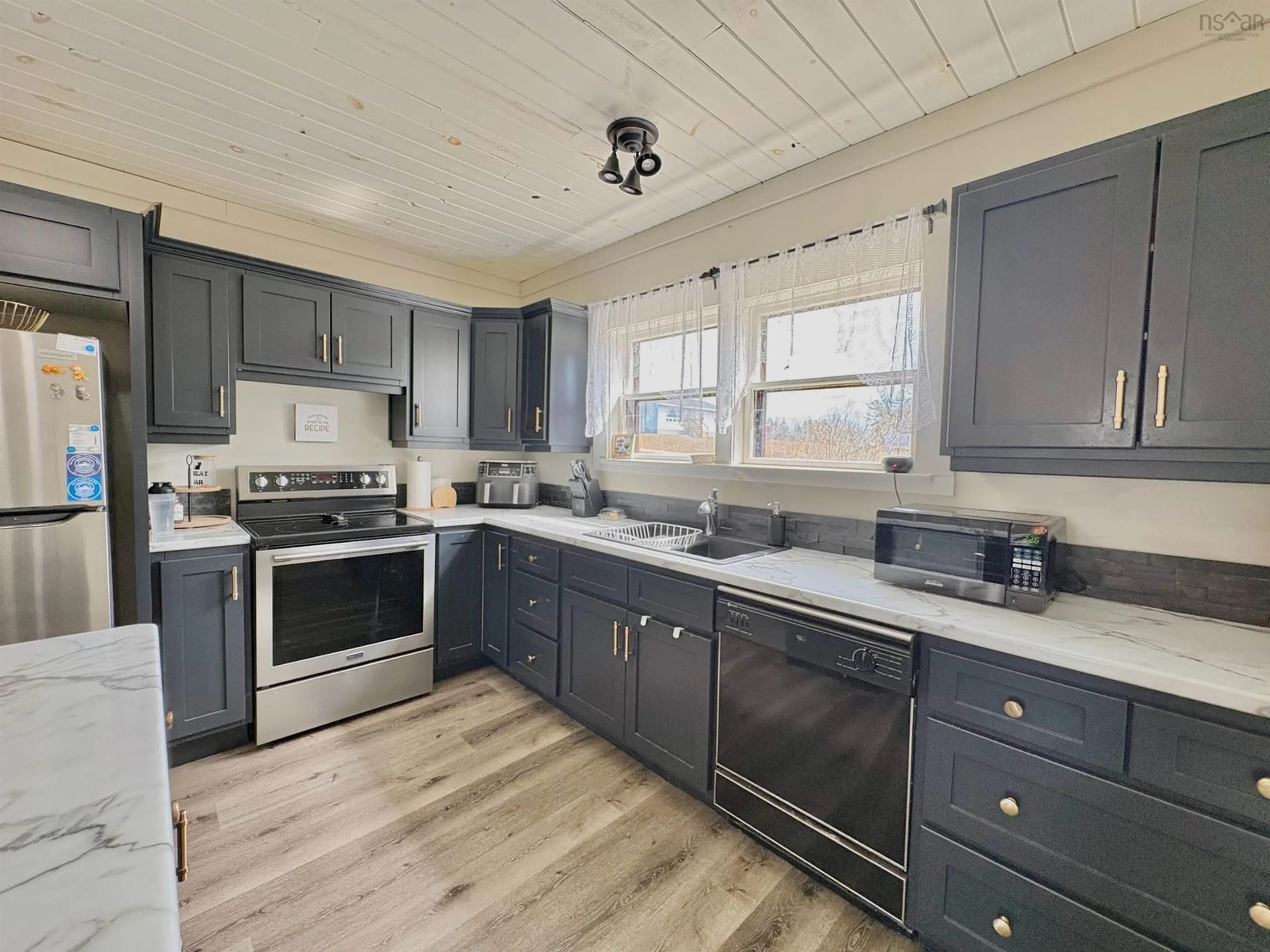 Open concept kitchen, unknown for 927 Highway 334, Plymouth Nova Scotia B0W 1B0