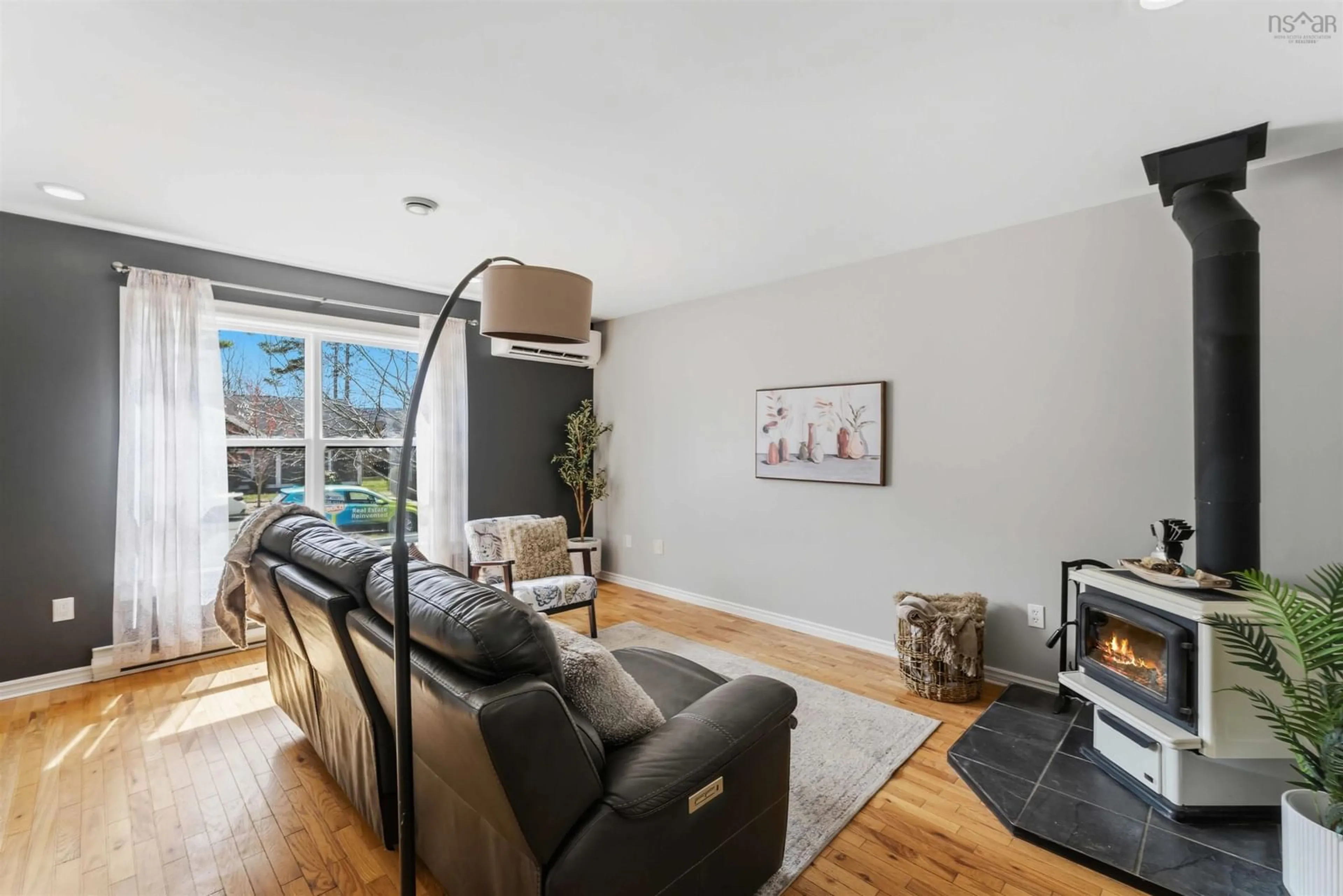 Living room with furniture, wood/laminate floor for 108 Terra Nova Dr, Kentville Nova Scotia B4N 5G9