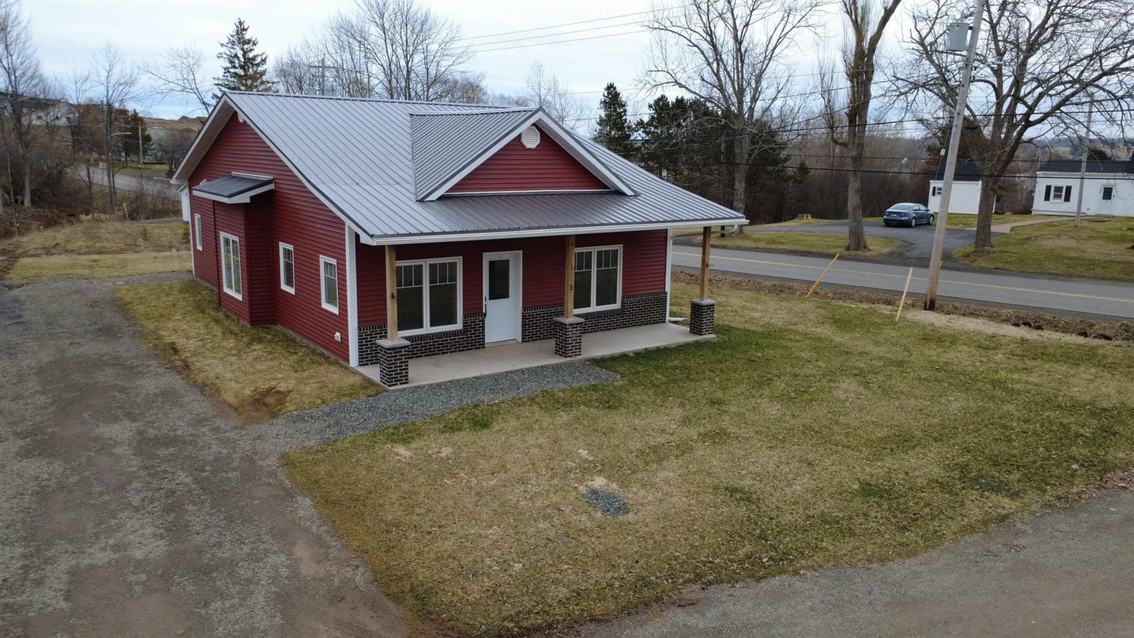 A pic from outside/outdoor area/front of a property/back of a property/a pic from drone, building for 2 Michaela St, Pictou Nova Scotia B0K 1H0
