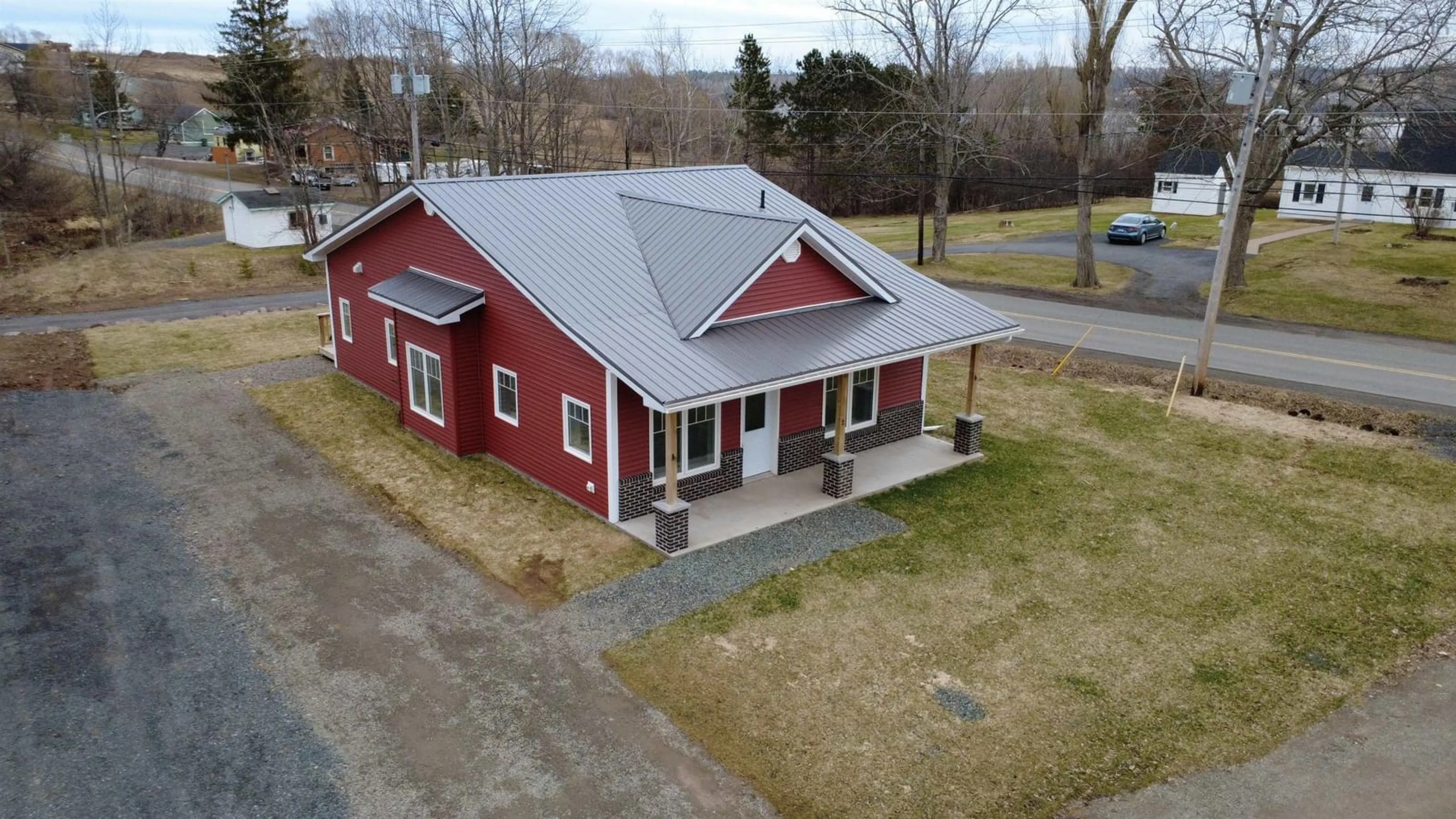 A pic from outside/outdoor area/front of a property/back of a property/a pic from drone, building for 2 Michaela St, Pictou Nova Scotia B0K 1H0