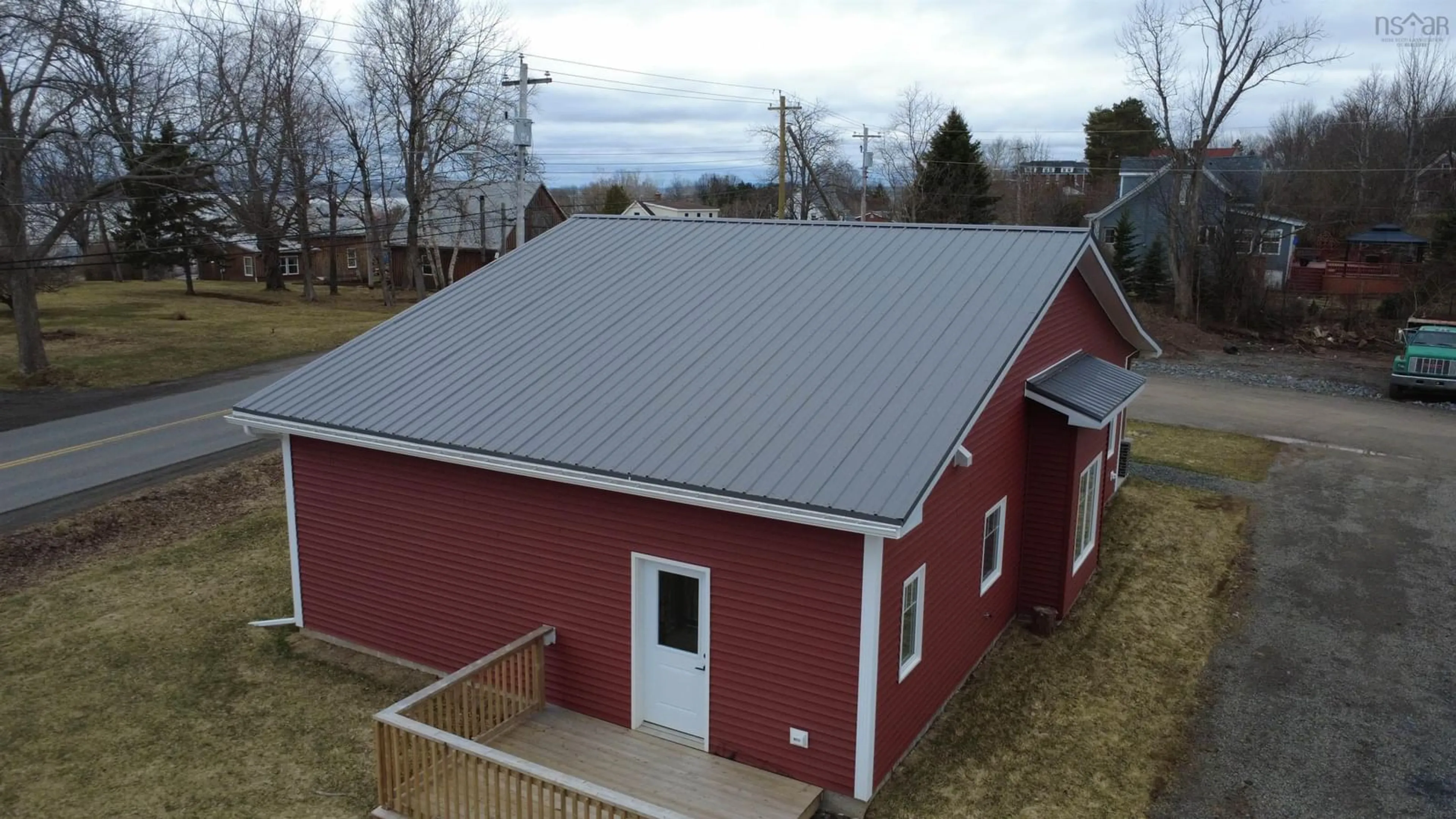A pic from outside/outdoor area/front of a property/back of a property/a pic from drone, building for 2 Michaela St, Pictou Nova Scotia B0K 1H0