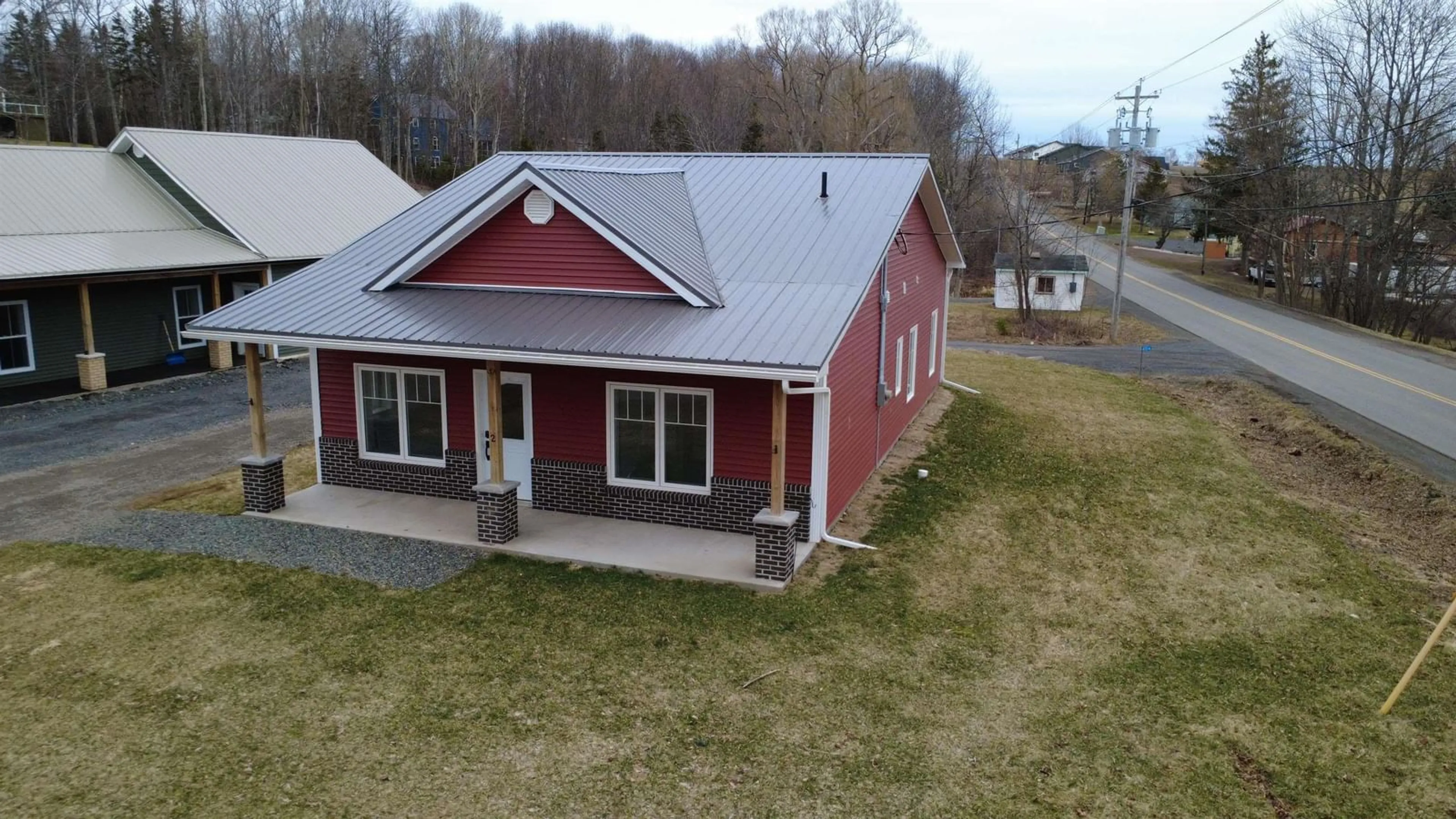 A pic from outside/outdoor area/front of a property/back of a property/a pic from drone, building for 2 Michaela St, Pictou Nova Scotia B0K 1H0