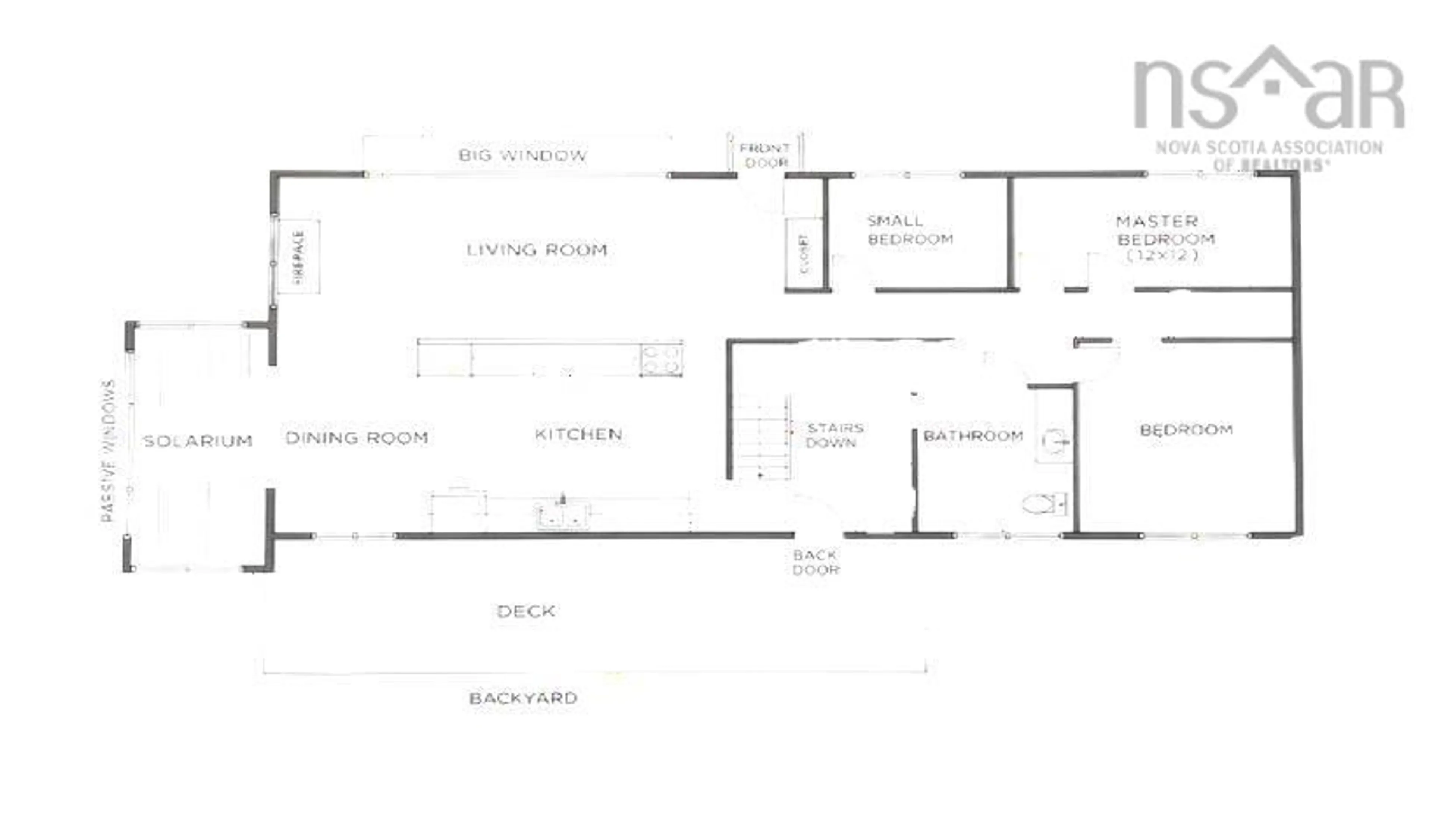 Floor plan for 12 Hillside Drive, Antigonish Nova Scotia B2G 1B2