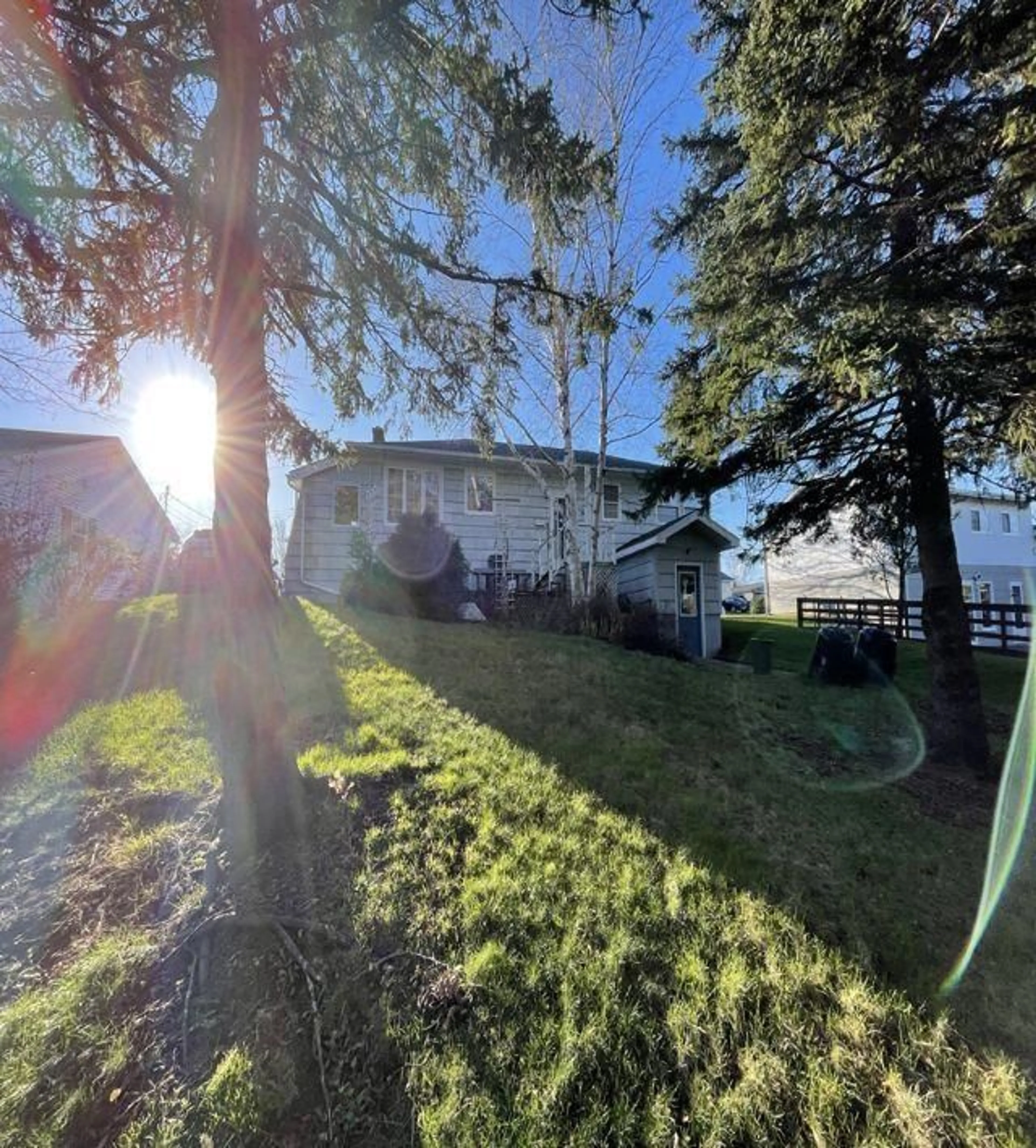 A pic from outside/outdoor area/front of a property/back of a property/a pic from drone, forest/trees view for 12 Hillside Drive, Antigonish Nova Scotia B2G 1B2