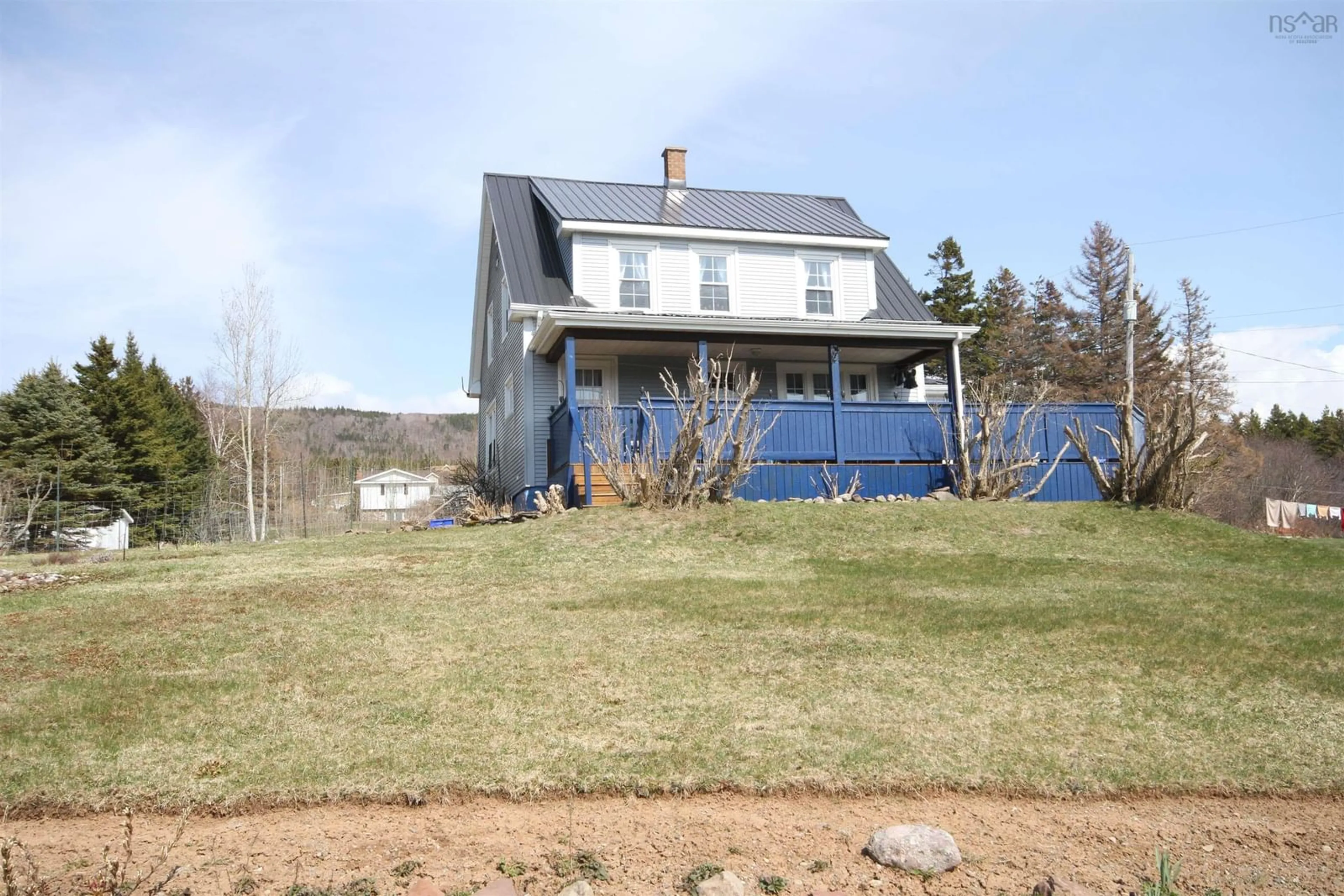 A pic from outside/outdoor area/front of a property/back of a property/a pic from drone, unknown for 1922 Highway 19, Creignish Nova Scotia B9A 1C3