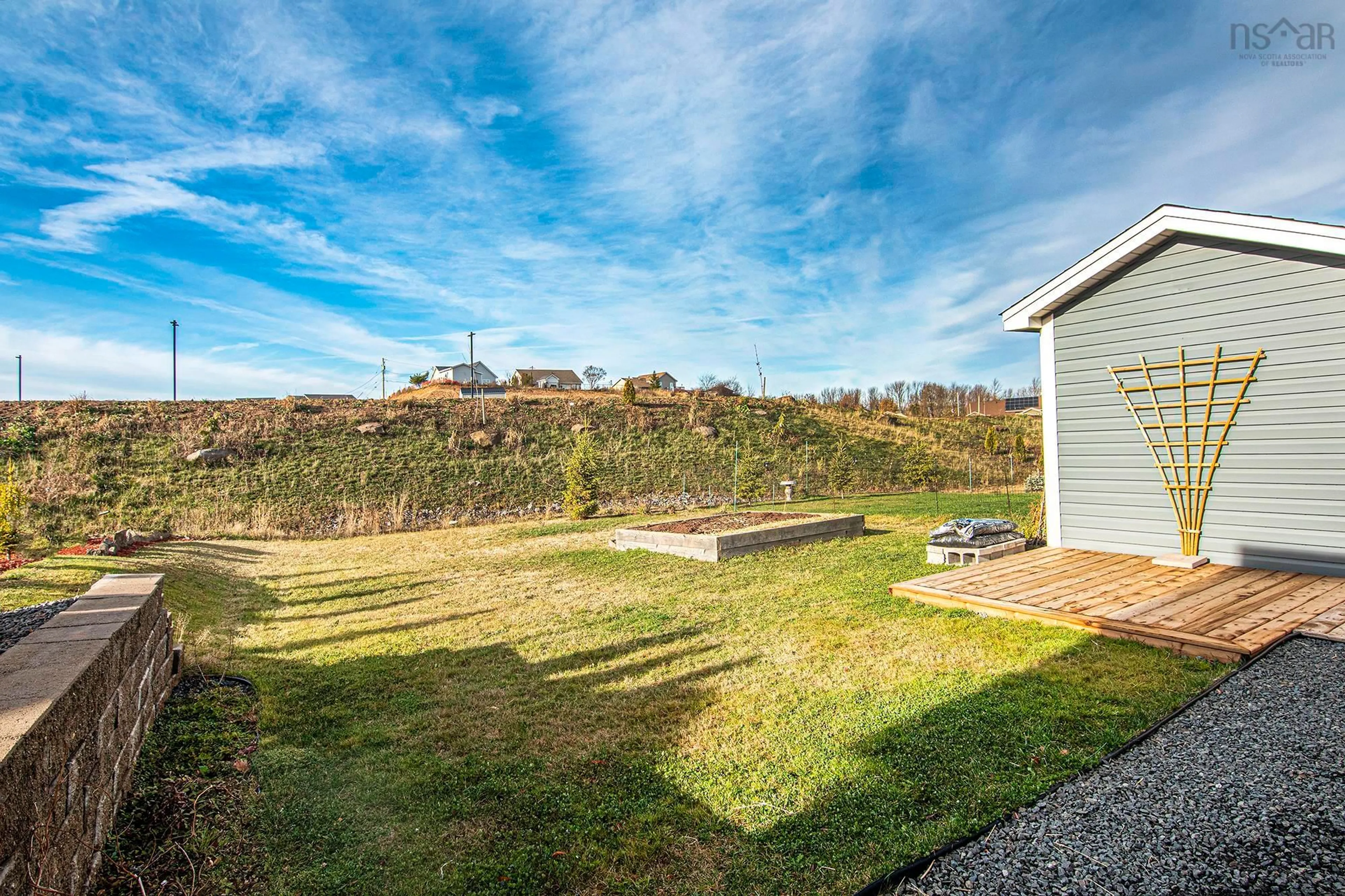 Patio, water/lake/river/ocean view for 30 Elizabeth Ave, Garlands Crossing Nova Scotia B0N 2T0