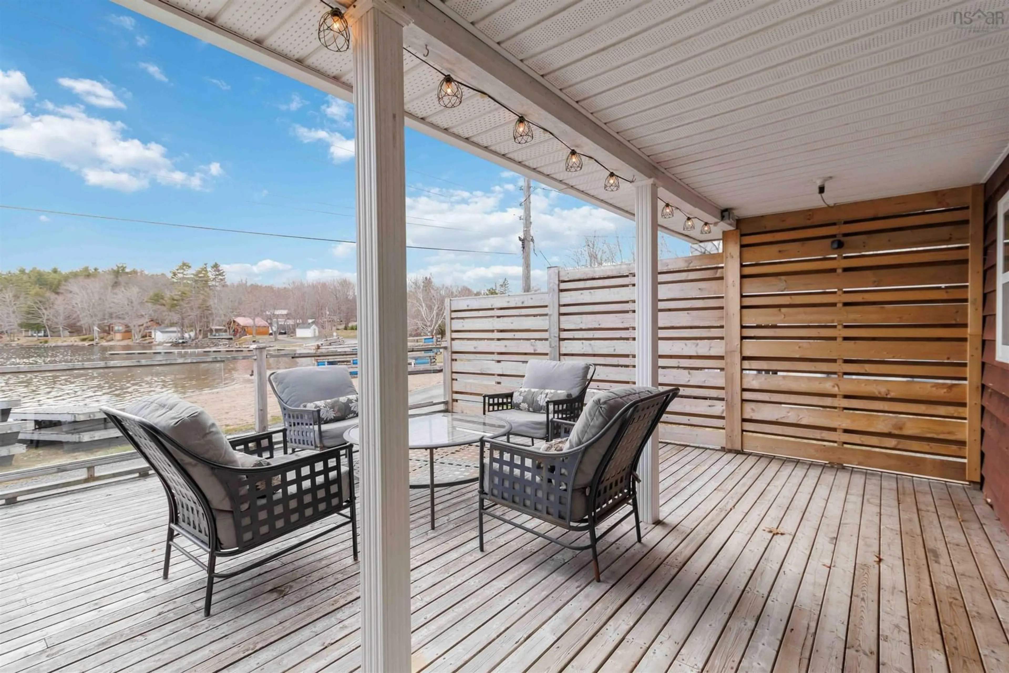 Patio, water/lake/river/ocean view for 55 Mush A Mush Rd, Lower Northfield Nova Scotia B4V 8R3