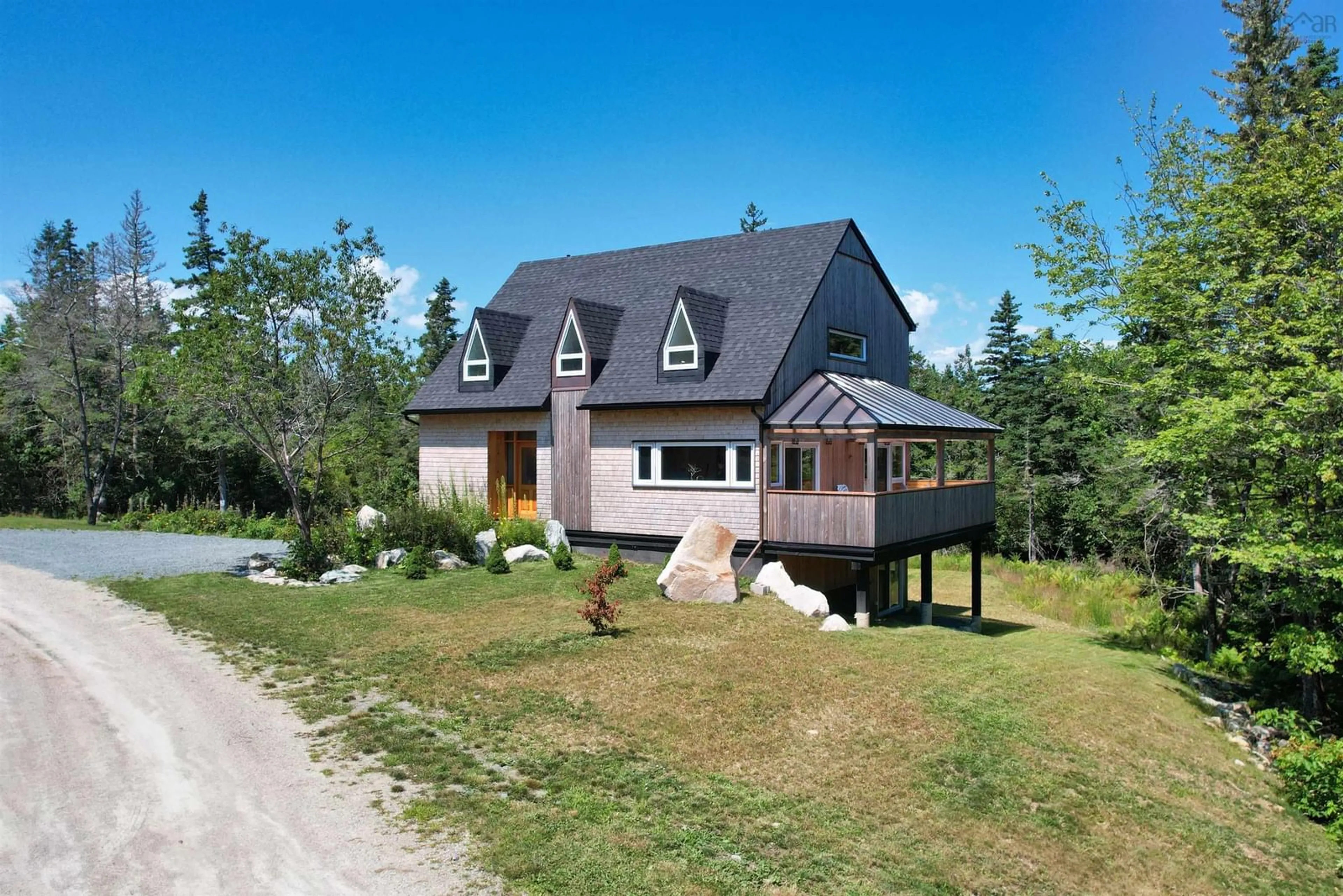 A pic from outside/outdoor area/front of a property/back of a property/a pic from drone, unknown for 51 Everetts Way, Hunts Point Nova Scotia B0T 1G0
