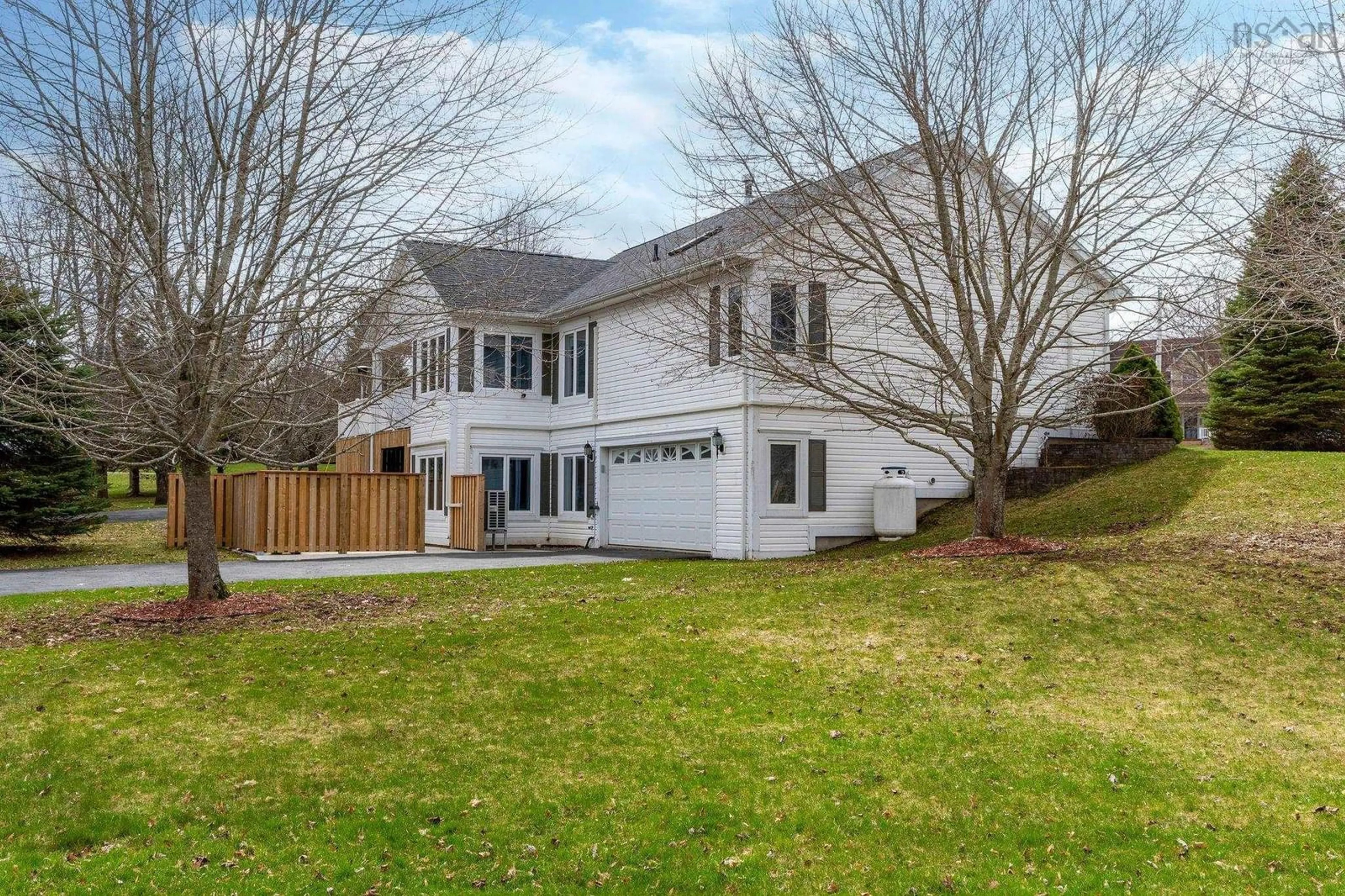 Home with vinyl exterior material, street for 4 Linden Crt, Falmouth Nova Scotia B0P 1P0