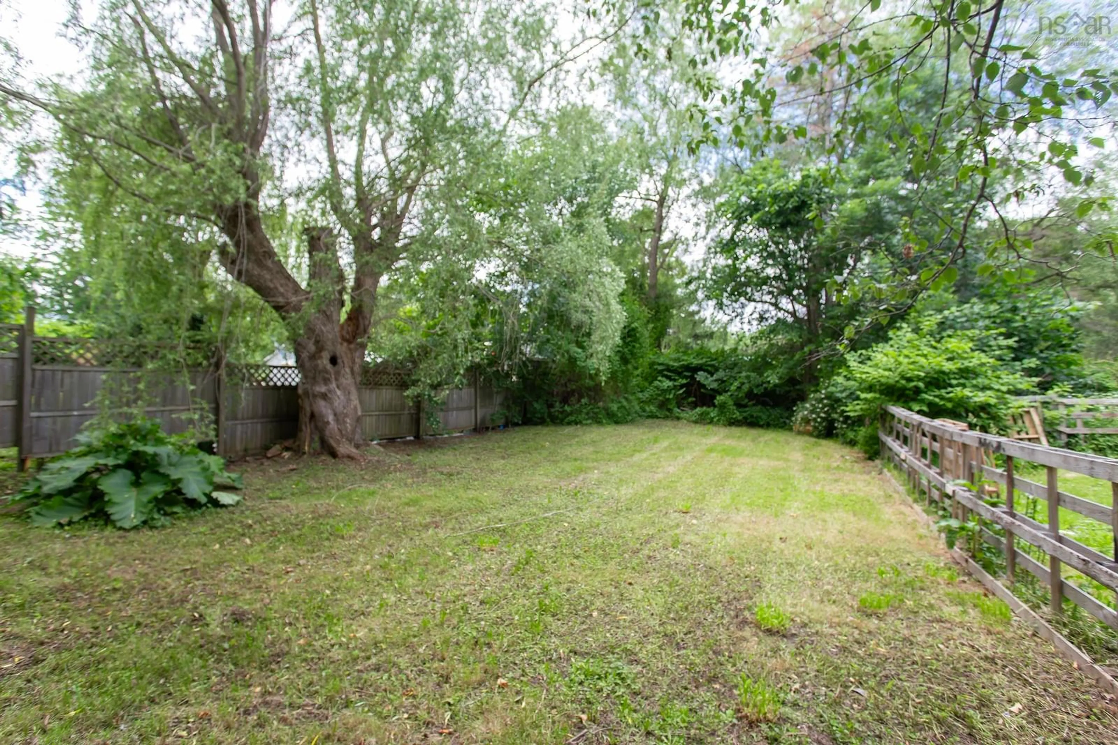 Patio, forest/trees view for 3 Court Street, Bridgetown Nova Scotia B0S 1C0