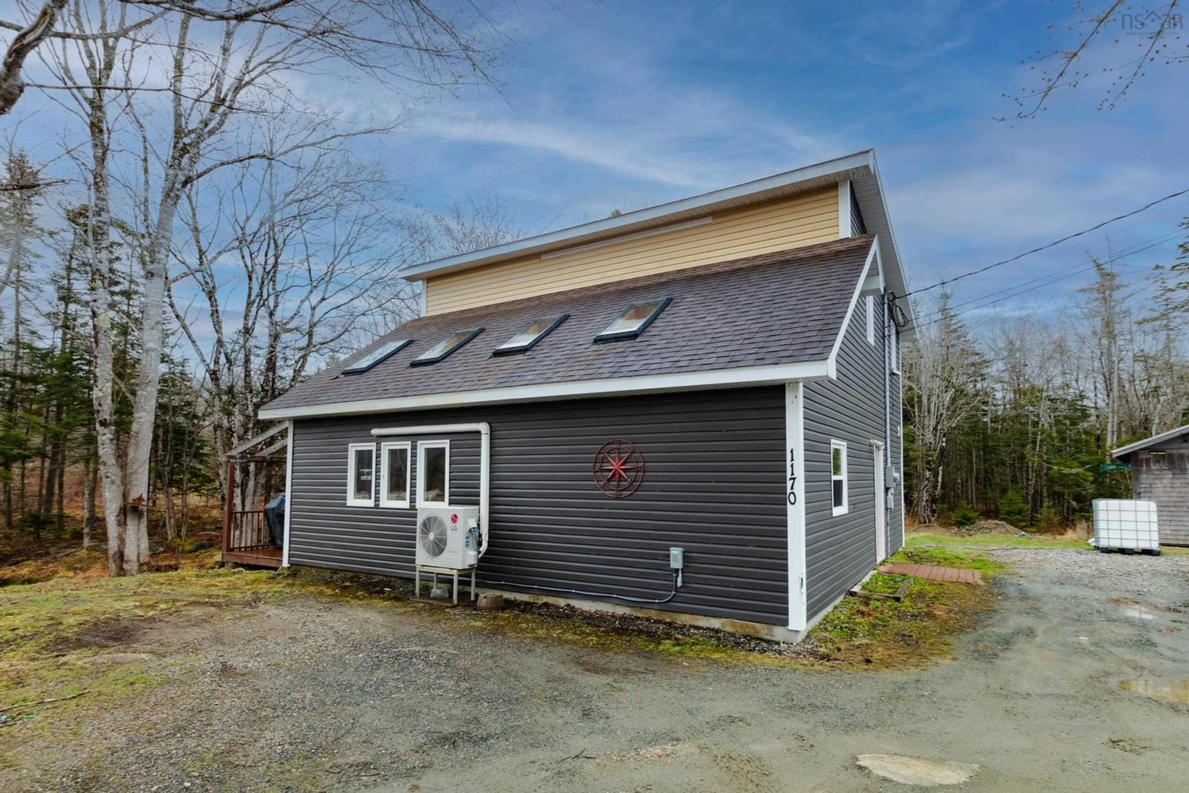 A pic from outside/outdoor area/front of a property/back of a property/a pic from drone, building for 1170 Highway 340, South Ohio Nova Scotia B5A 5N2