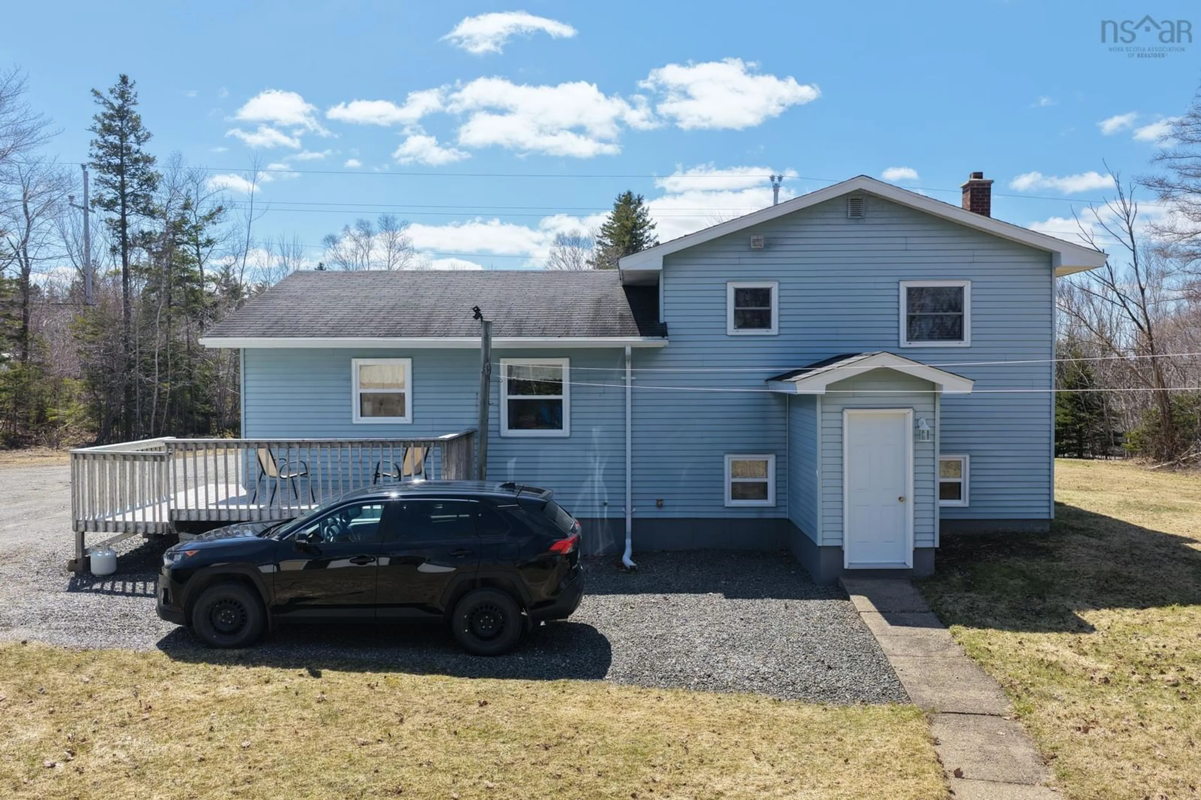 Home with vinyl exterior material, street for 1194 Keltic Dr, North West Arm Nova Scotia B2A 4W5