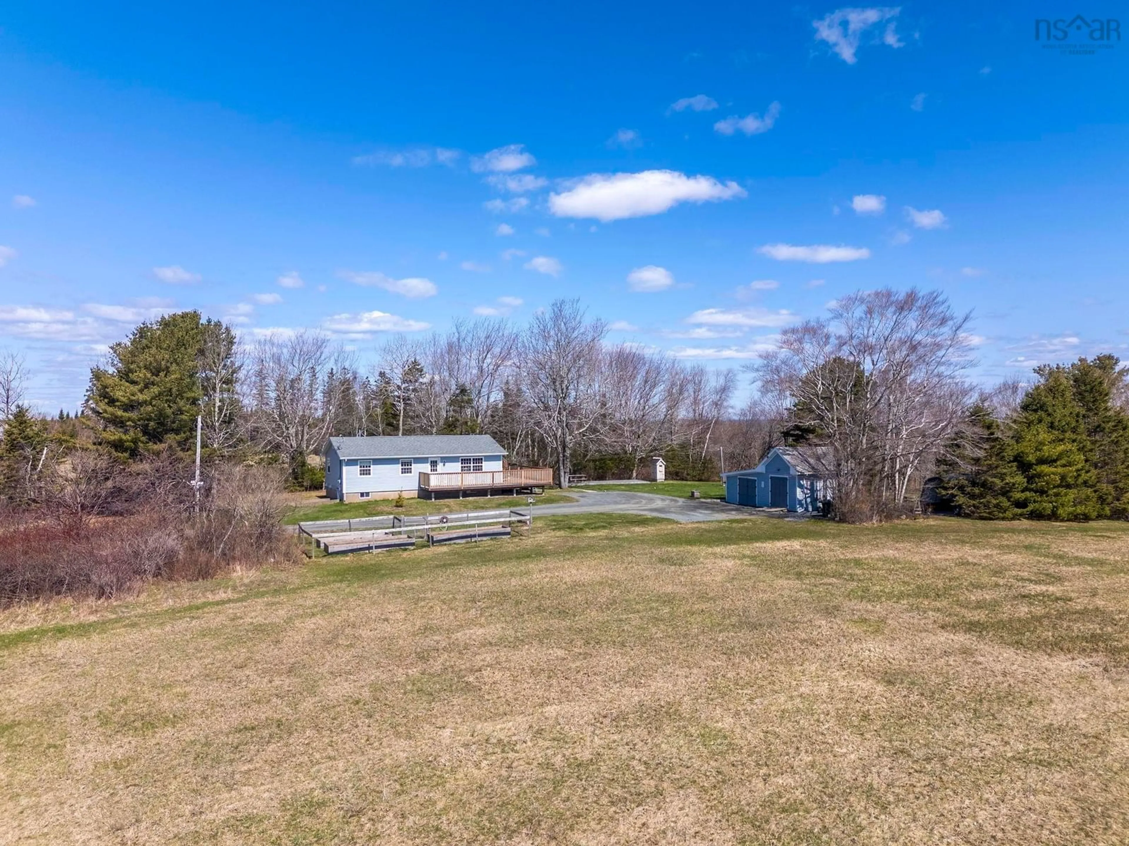A pic from outside/outdoor area/front of a property/back of a property/a pic from drone, water/lake/river/ocean view for 504 Northwest Rd, Lilydale Nova Scotia B0J 2C0