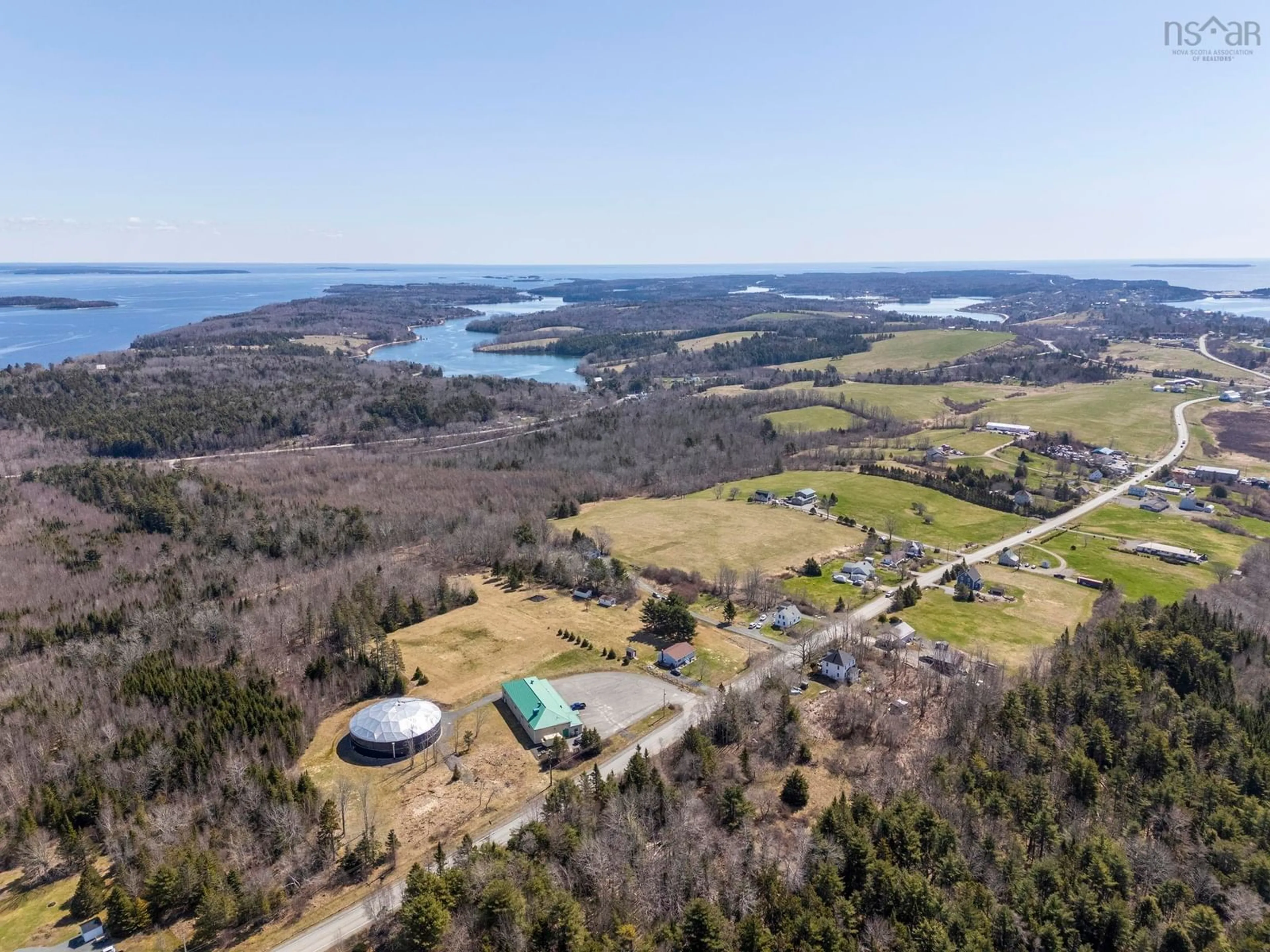 A pic from outside/outdoor area/front of a property/back of a property/a pic from drone, water/lake/river/ocean view for 504 Northwest Rd, Lilydale Nova Scotia B0J 2C0