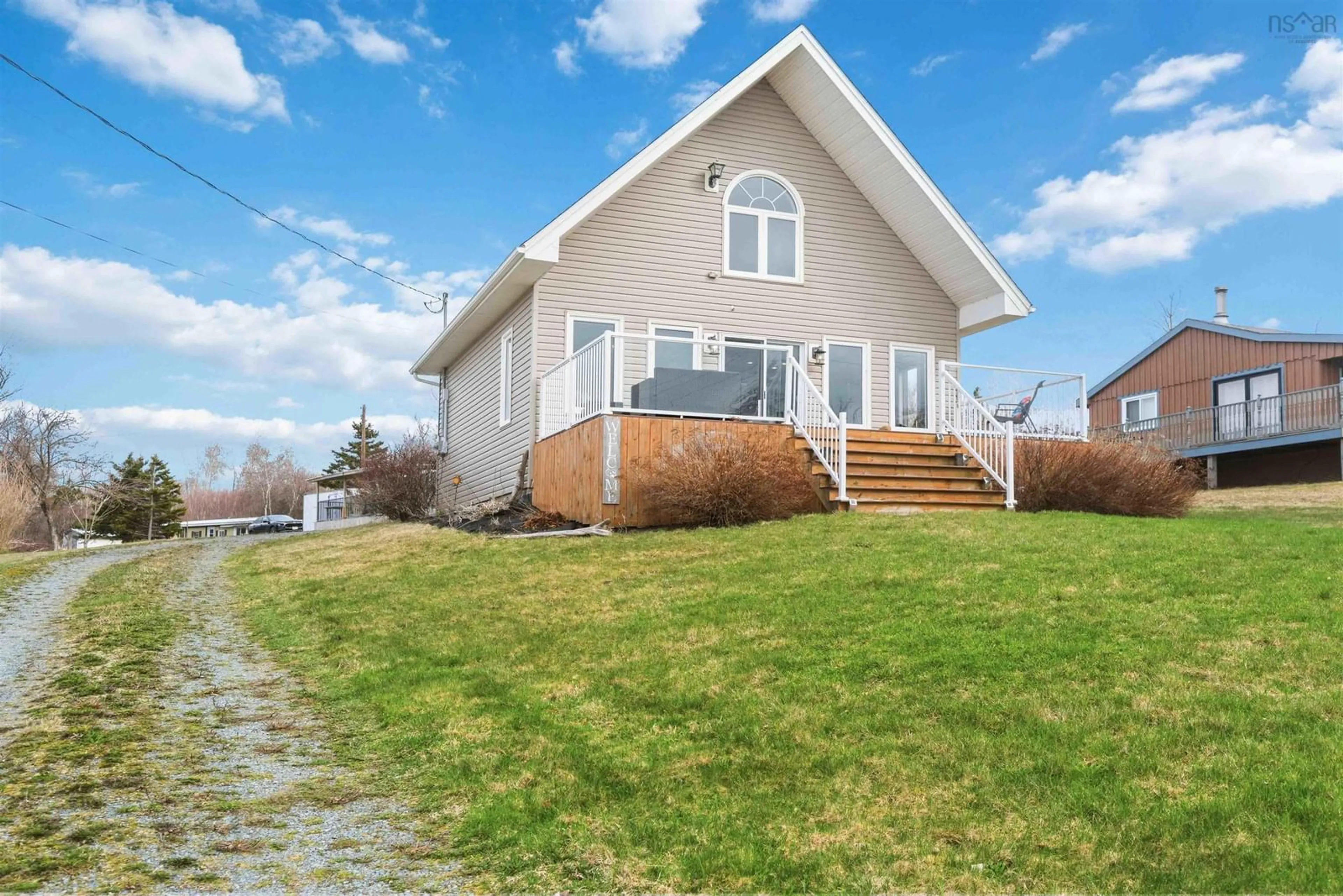 Home with vinyl exterior material, water/lake/river/ocean view for 39 Blomidon View Lane, Bramber Nova Scotia B0N 2R0
