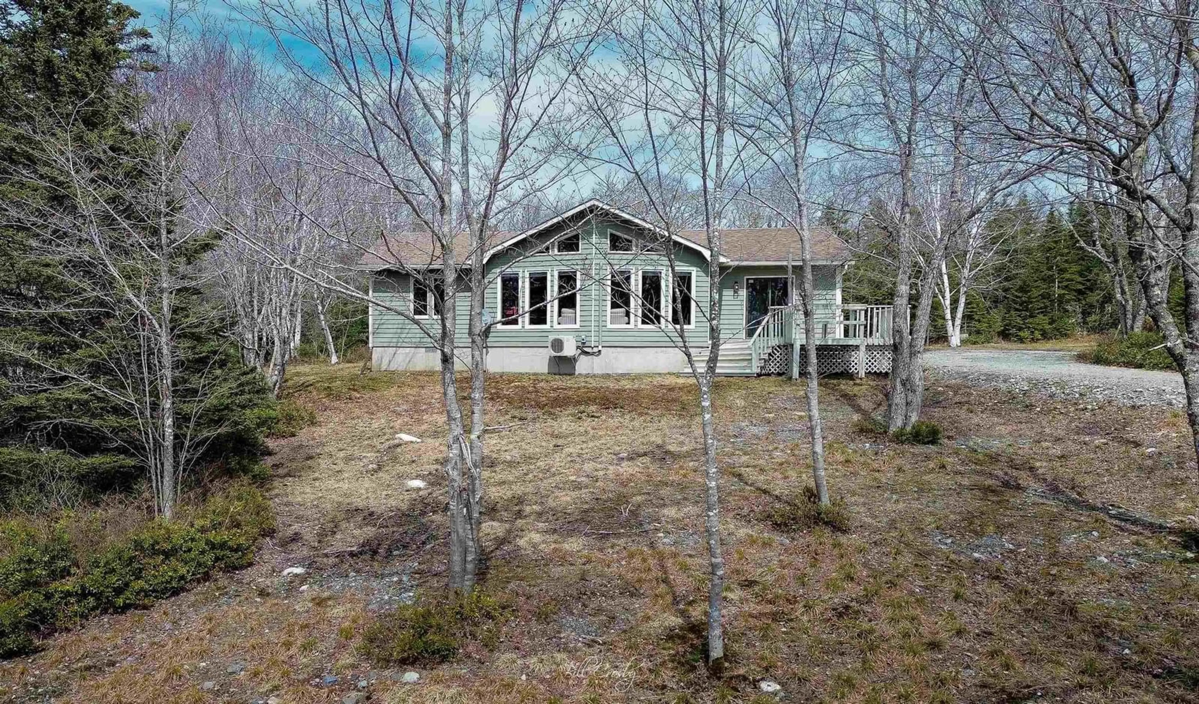 A pic from outside/outdoor area/front of a property/back of a property/a pic from drone, unknown for 57 Somerset Dr, East Sable River Nova Scotia B0T 1V0