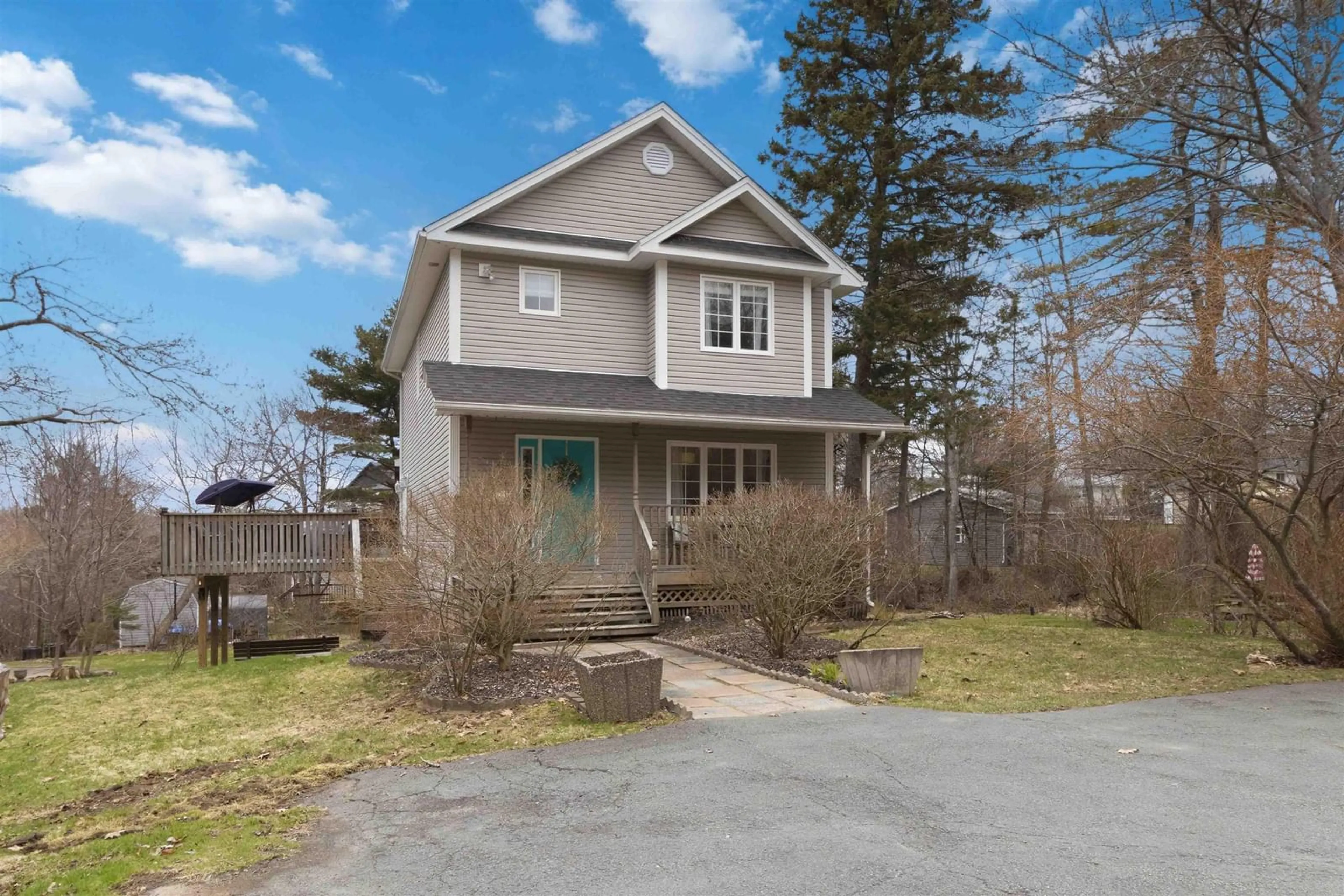 A pic from outside/outdoor area/front of a property/back of a property/a pic from drone, street for 70 Hillside Ave, Lower Sackville Nova Scotia B4C 1W7