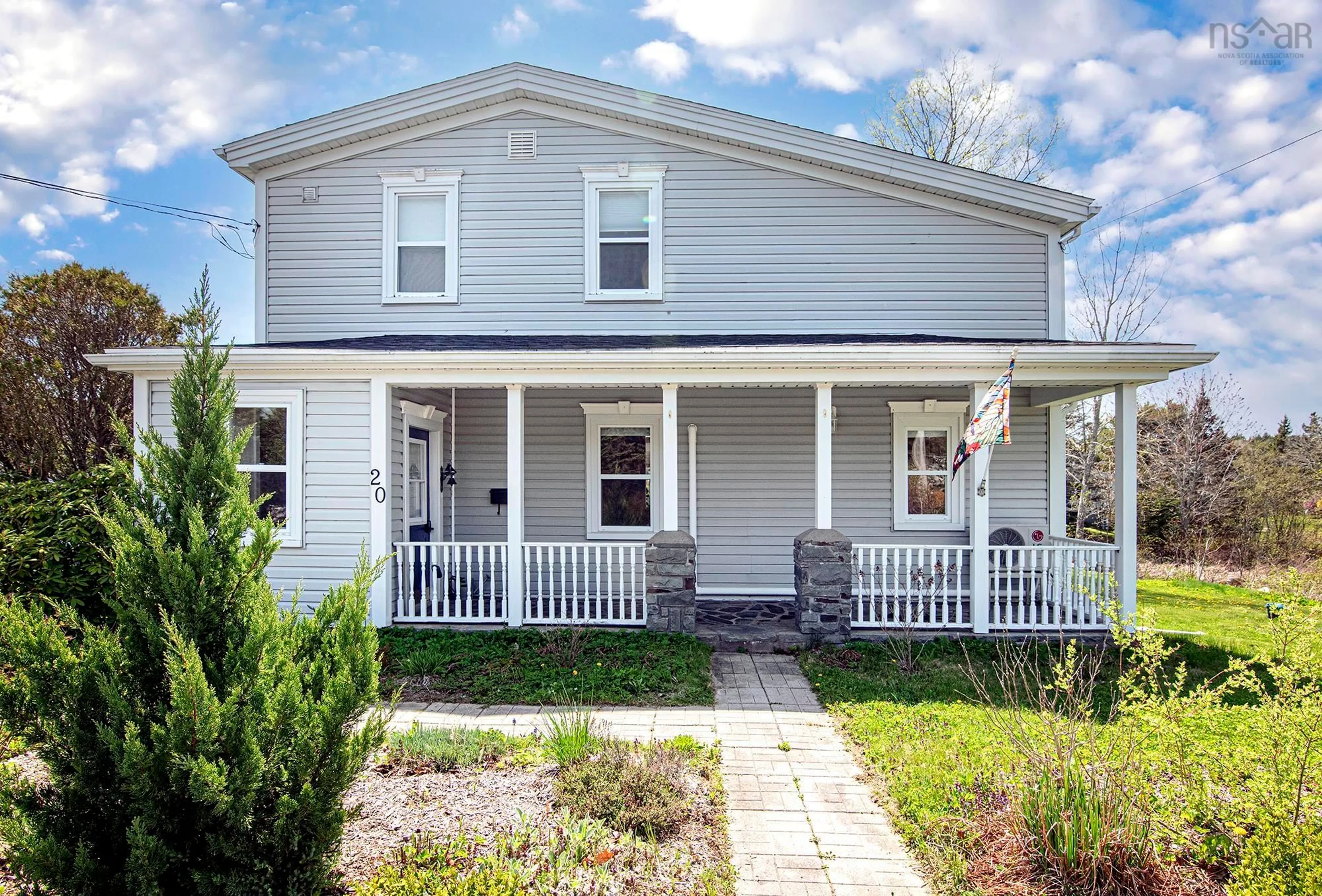 Home with vinyl exterior material, street for 20 Indian Point Rd, Glen Haven Nova Scotia B3Z 2V1