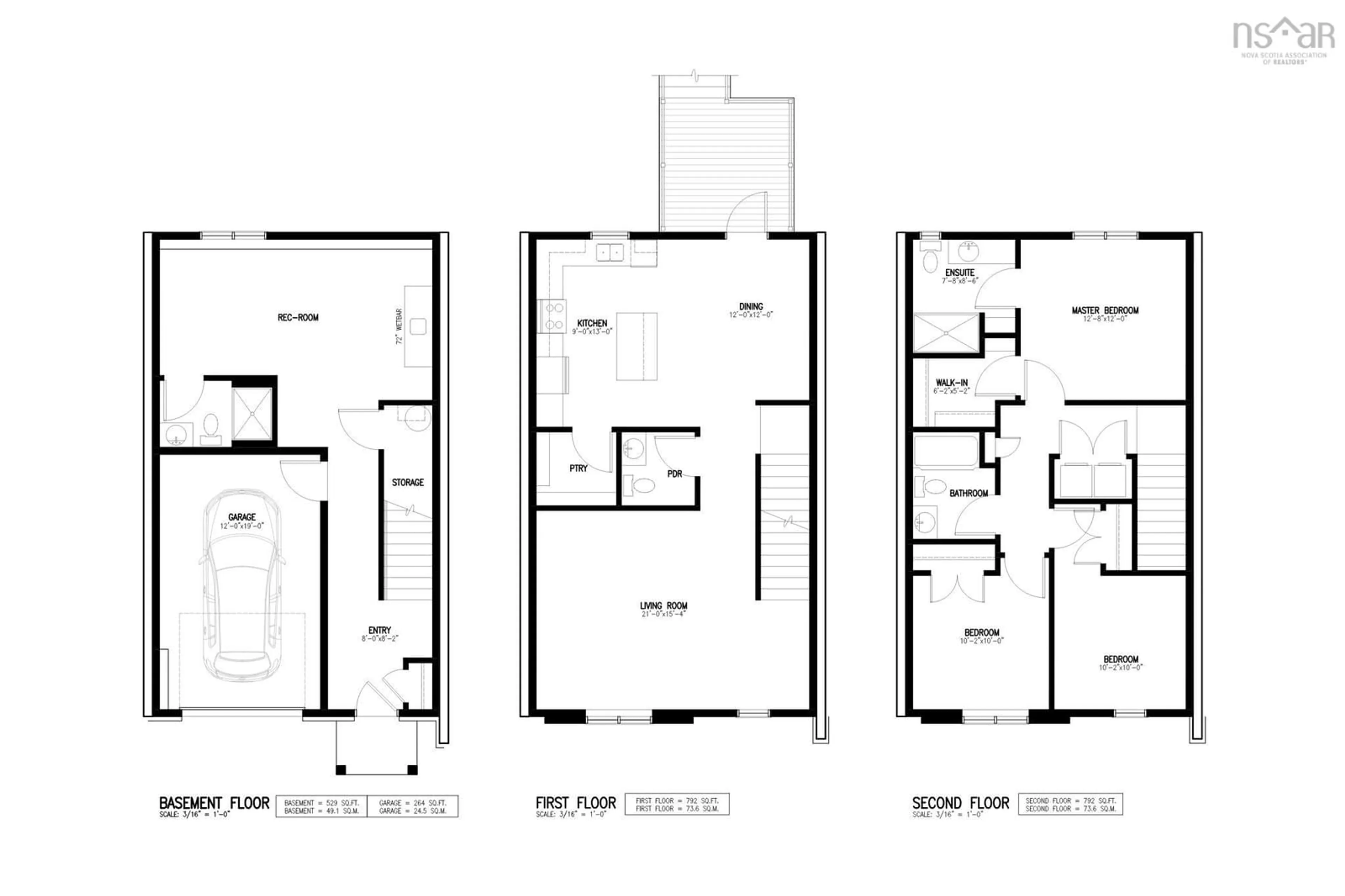 Floor plan for 170 Puncheon Way #PUN-68B, Bedford Nova Scotia B4B 2K9