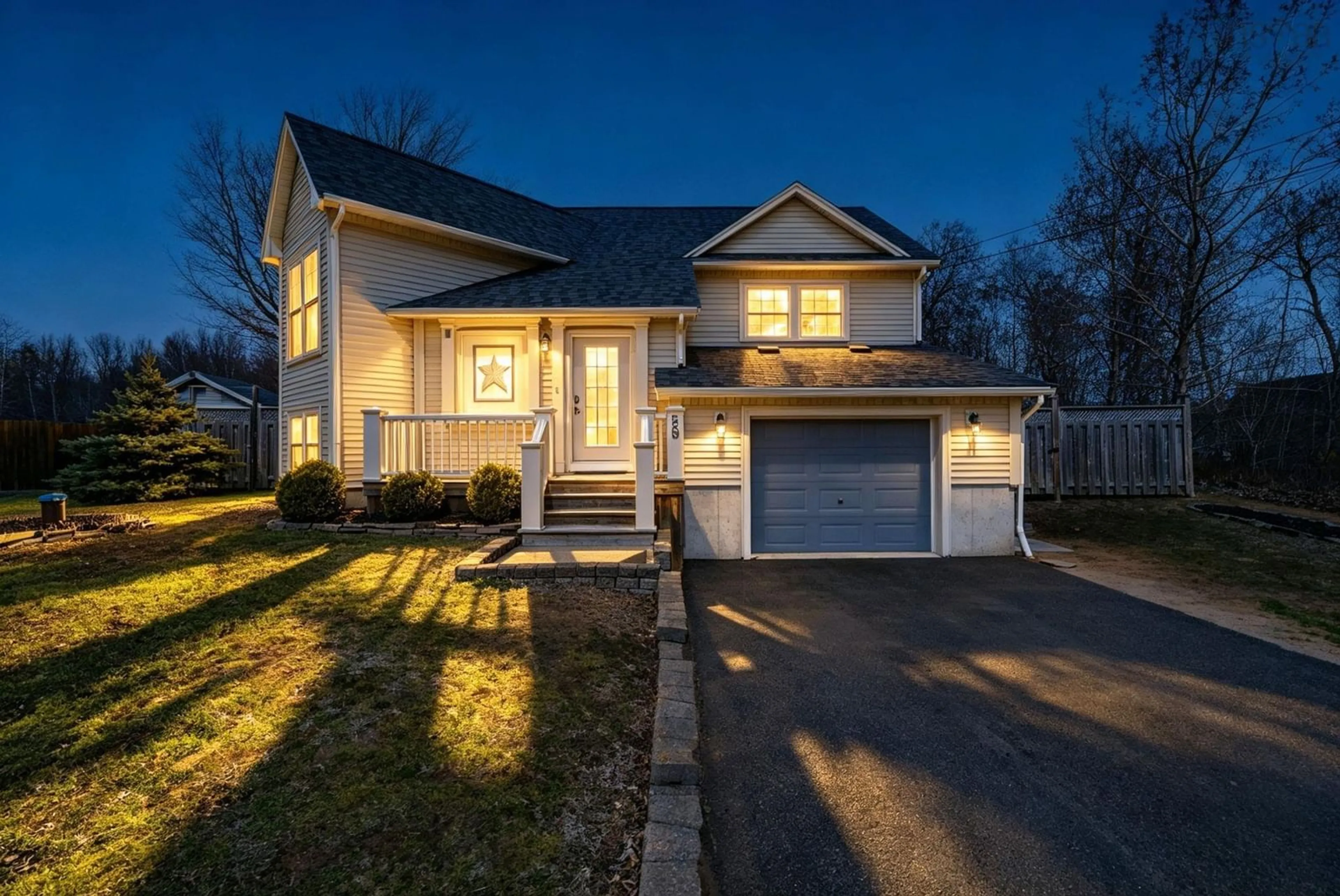 Home with vinyl exterior material, street for 59 Laurel St, Kingston Nova Scotia B0P 1R0