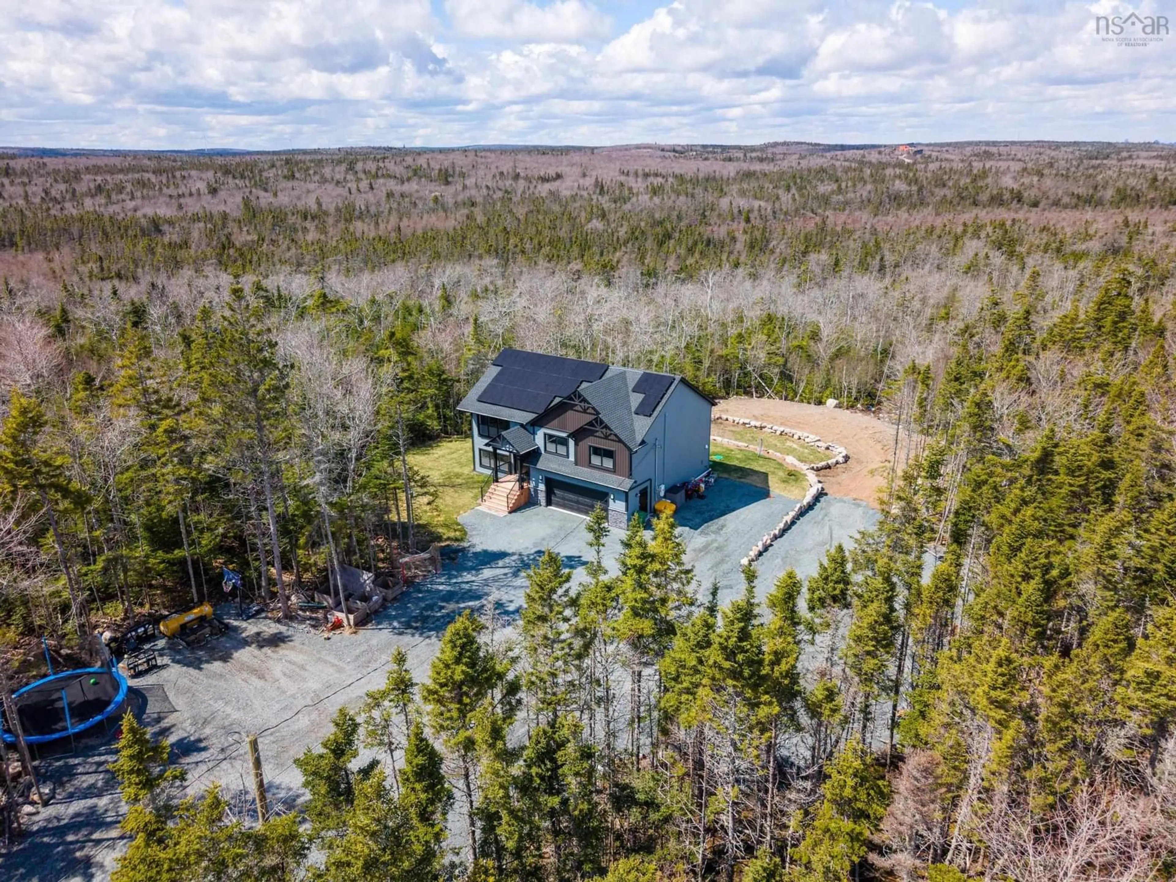 A pic from outside/outdoor area/front of a property/back of a property/a pic from drone, unknown for 215 Portovista Dr, Portuguese Cove Nova Scotia B3V 1P3