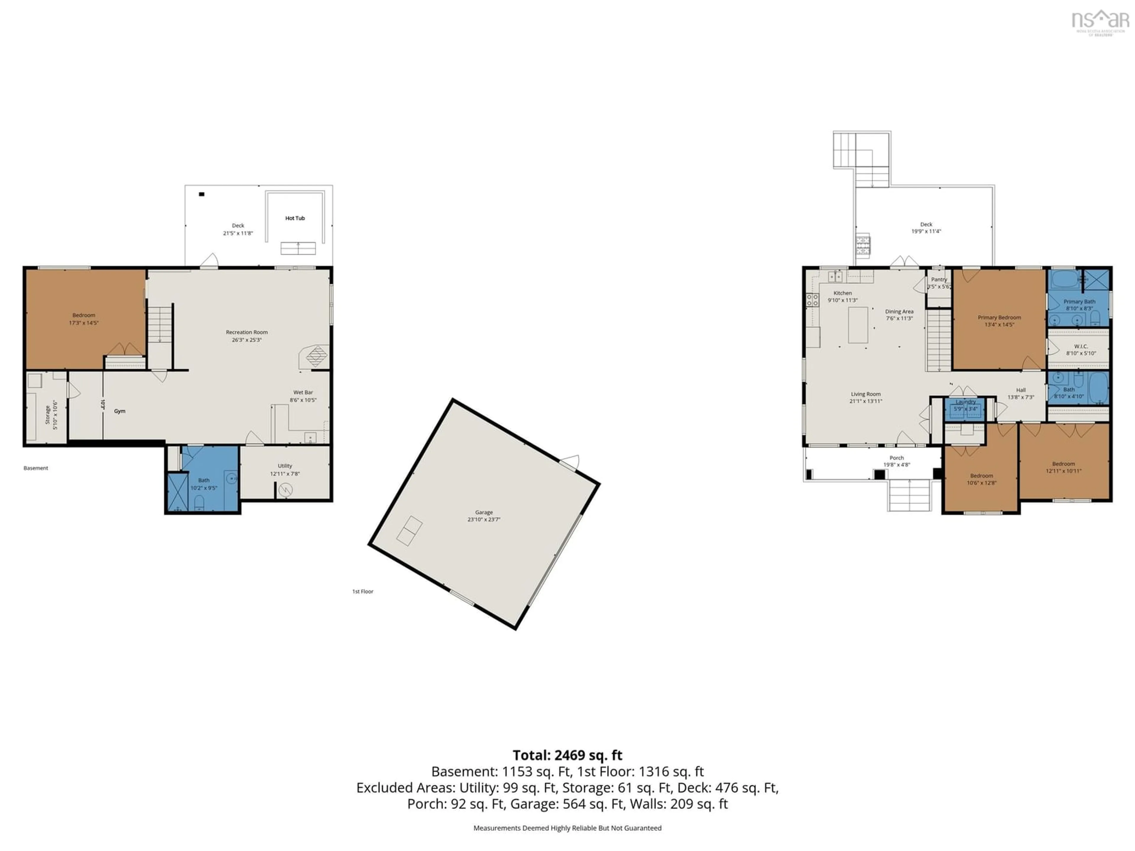 Floor plan for 152 Sawgrass Dr, Oakfield Nova Scotia B2T 0E9