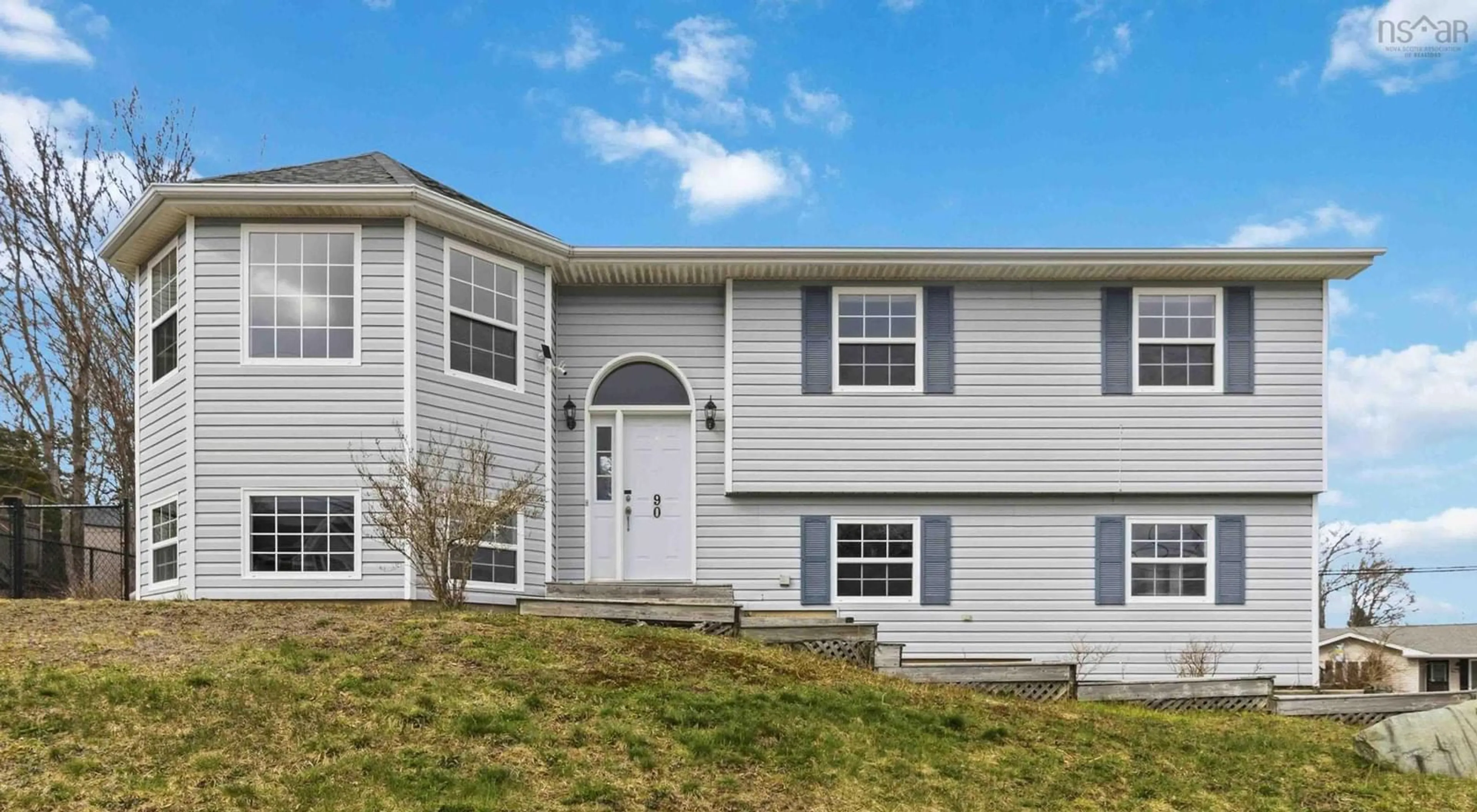 Home with vinyl exterior material, street for 90 Serocco Cres, Westphal Nova Scotia B2W 6E9