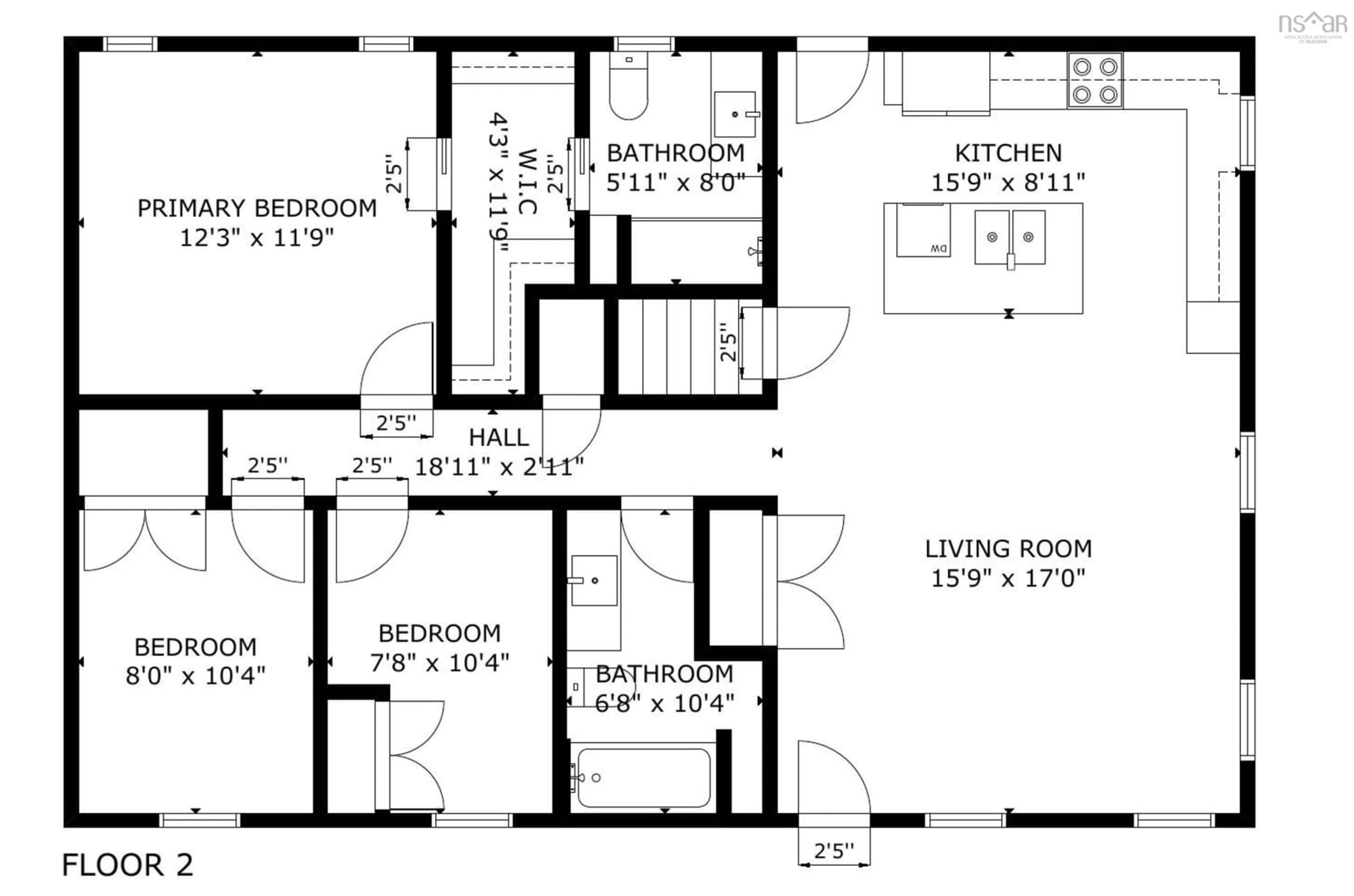 Floor plan for 76 Birchwood Dr, Williamswood Nova Scotia B3V 1E3