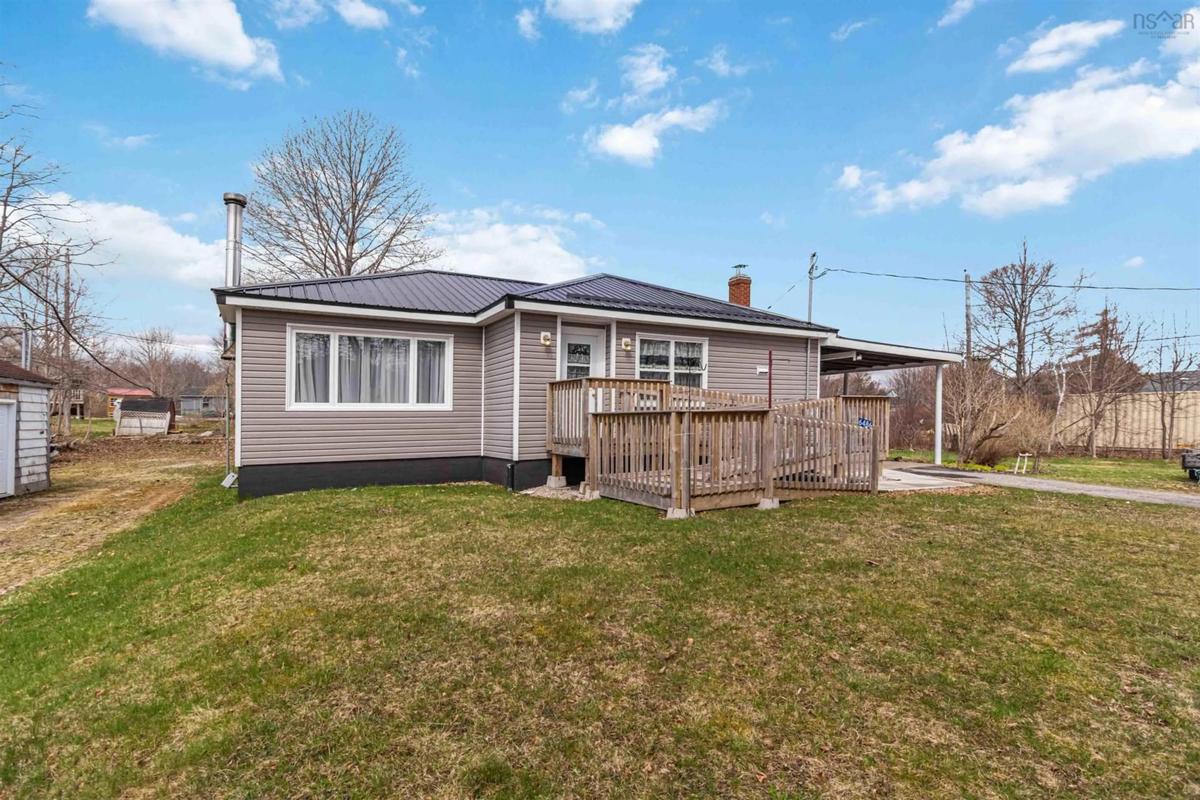 A pic from outside/outdoor area/front of a property/back of a property/a pic from drone, street for 6486 Highway 3, Western Shore Nova Scotia B0J 3M0