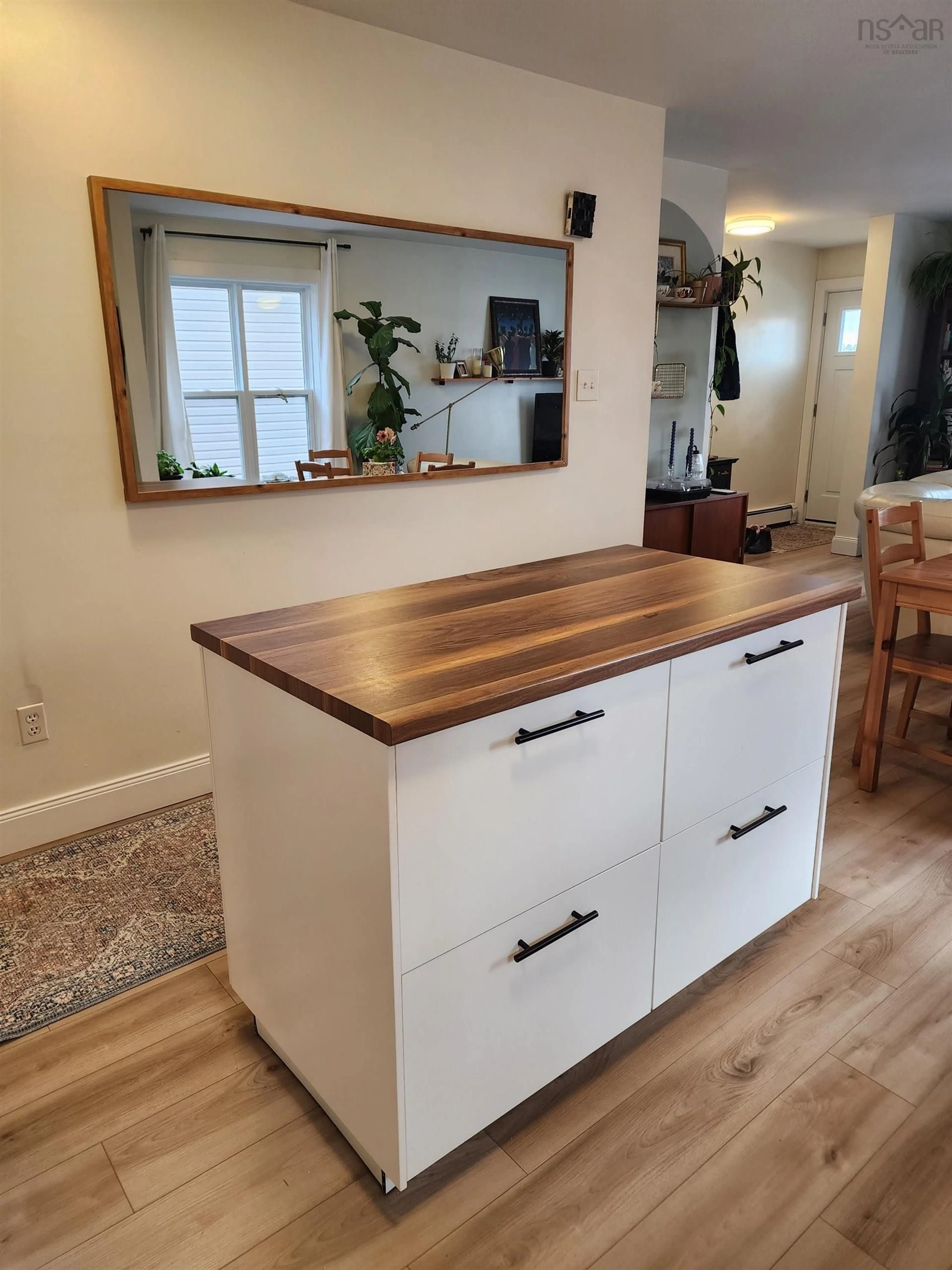 Contemporary kitchen, wood/laminate floor for 389-393 Renfrew St #391, Halifax Nova Scotia B2Y 2M4