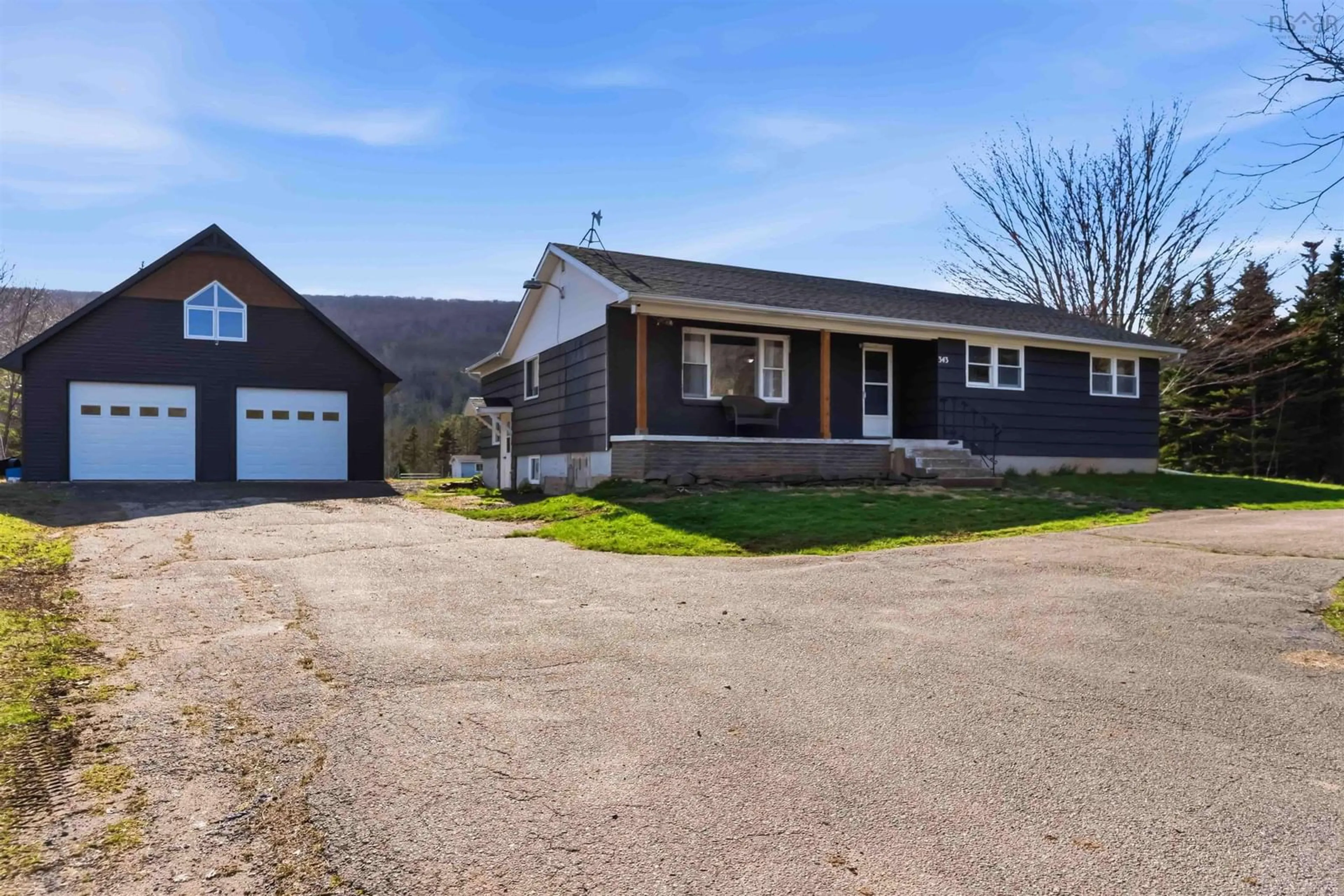 A pic from outside/outdoor area/front of a property/back of a property/a pic from drone, street for 343 Parker Mountain Rd, Granville Ferry Nova Scotia B0S 1A0
