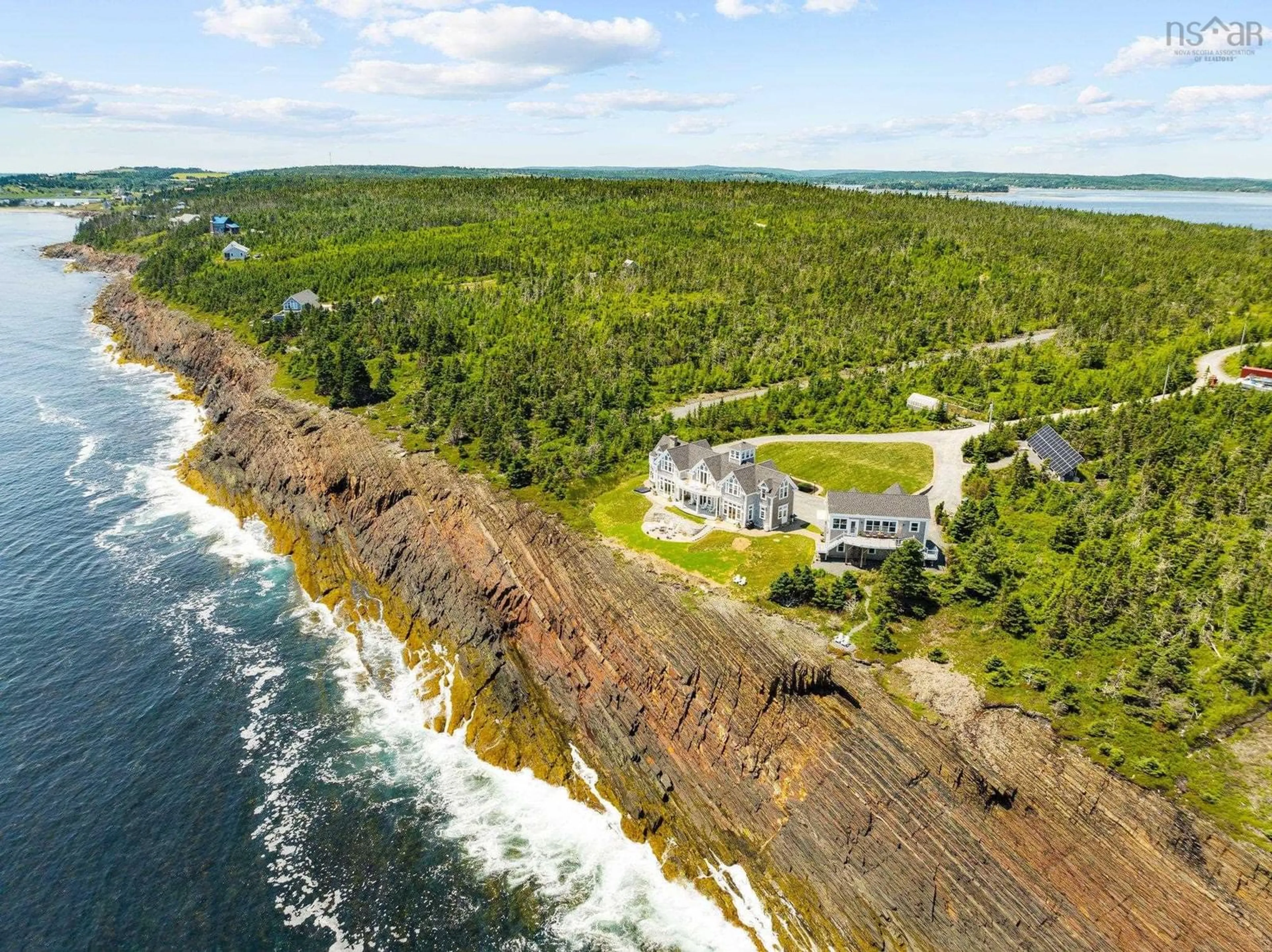 A pic from outside/outdoor area/front of a property/back of a property/a pic from drone, water/lake/river/ocean view for 368 Middle Rd, Kingsburg Nova Scotia B0J 2X0