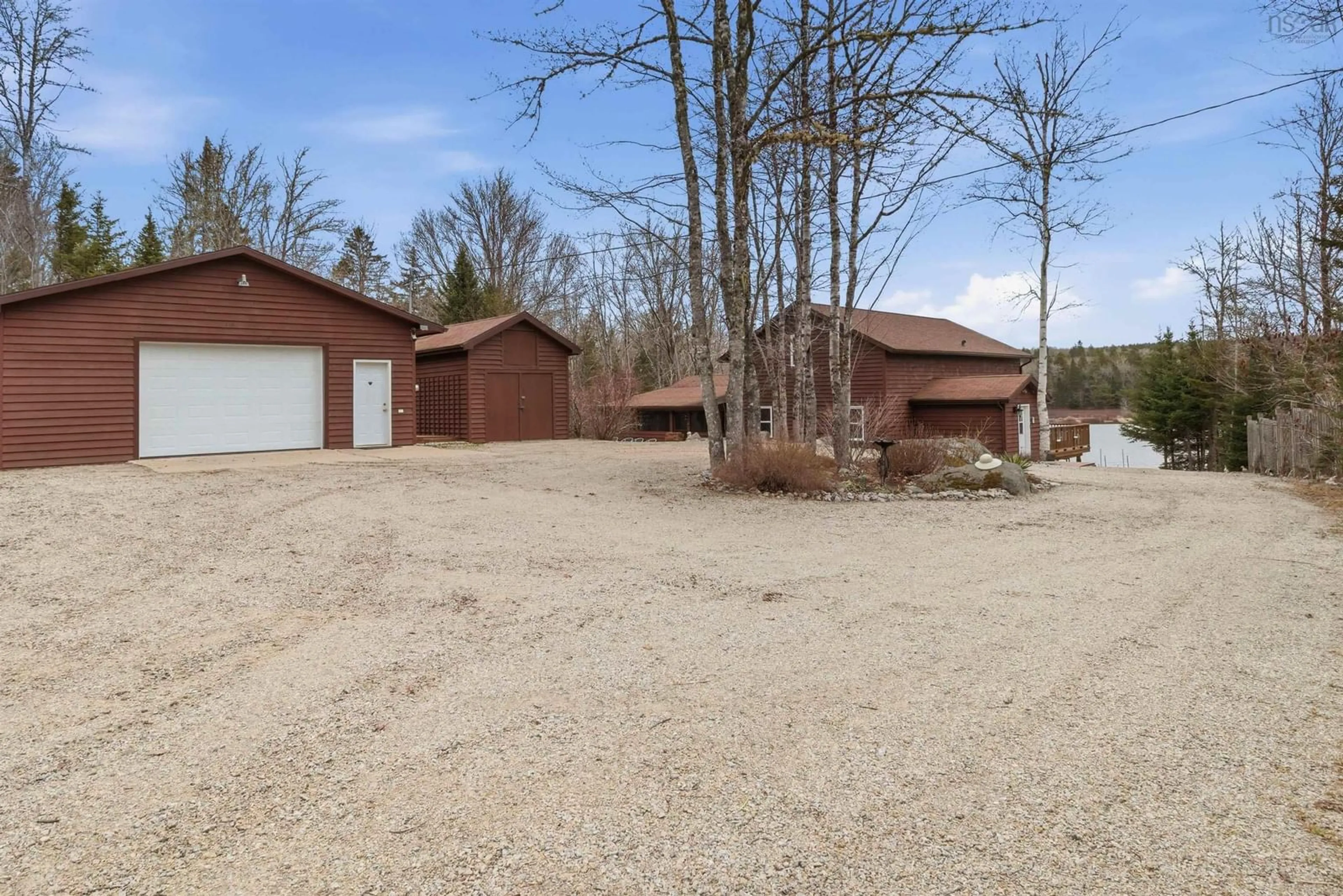 A pic from outside/outdoor area/front of a property/back of a property/a pic from drone, street for 471 Beech Lane, Forties Nova Scotia B0J 2M0