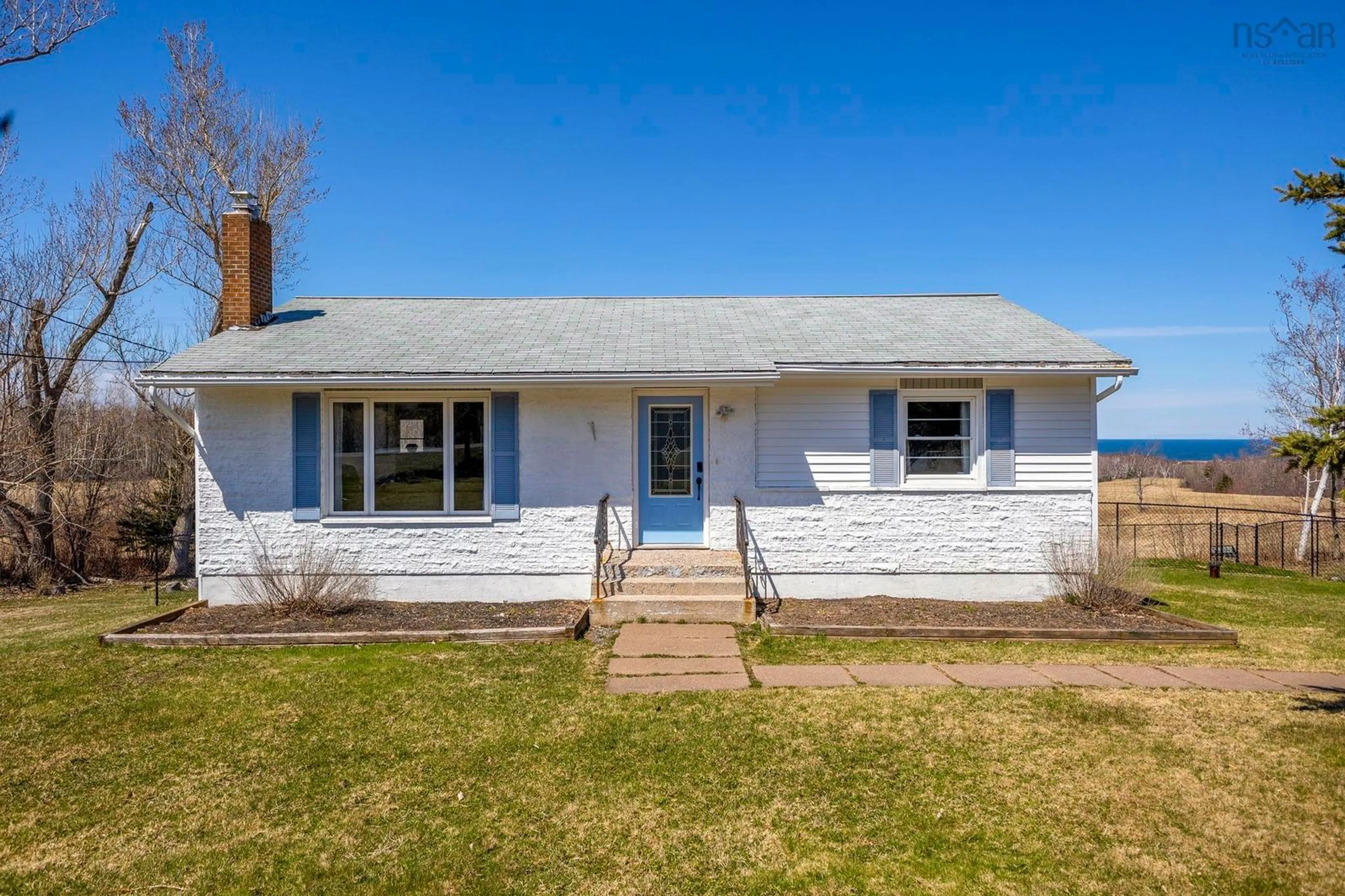 Home with vinyl exterior material, street for 5851 Little Harbour Rd, Kings Head Nova Scotia B2H 5C4