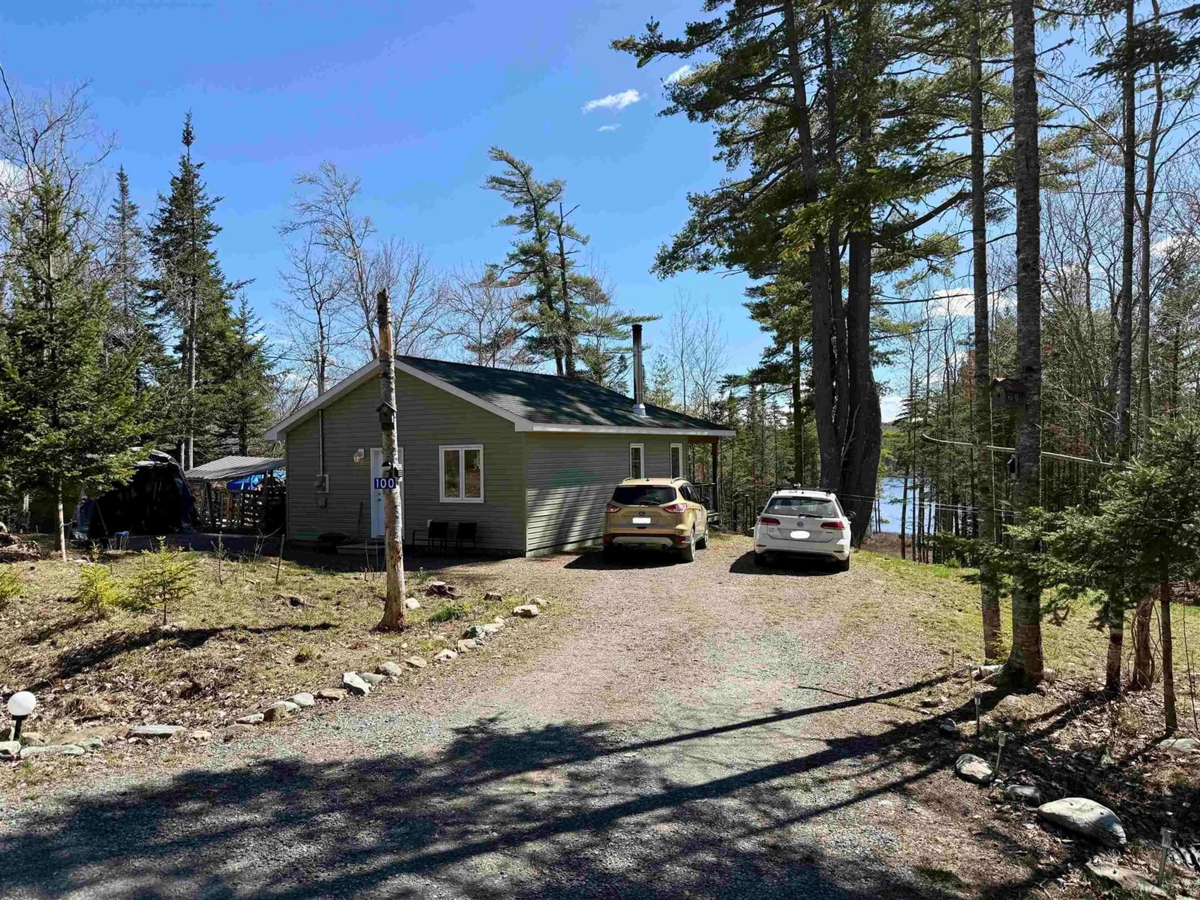 A pic from outside/outdoor area/front of a property/back of a property/a pic from drone, street for 100 Red Hill Rd, New Elm Nova Scotia B0T 1X0