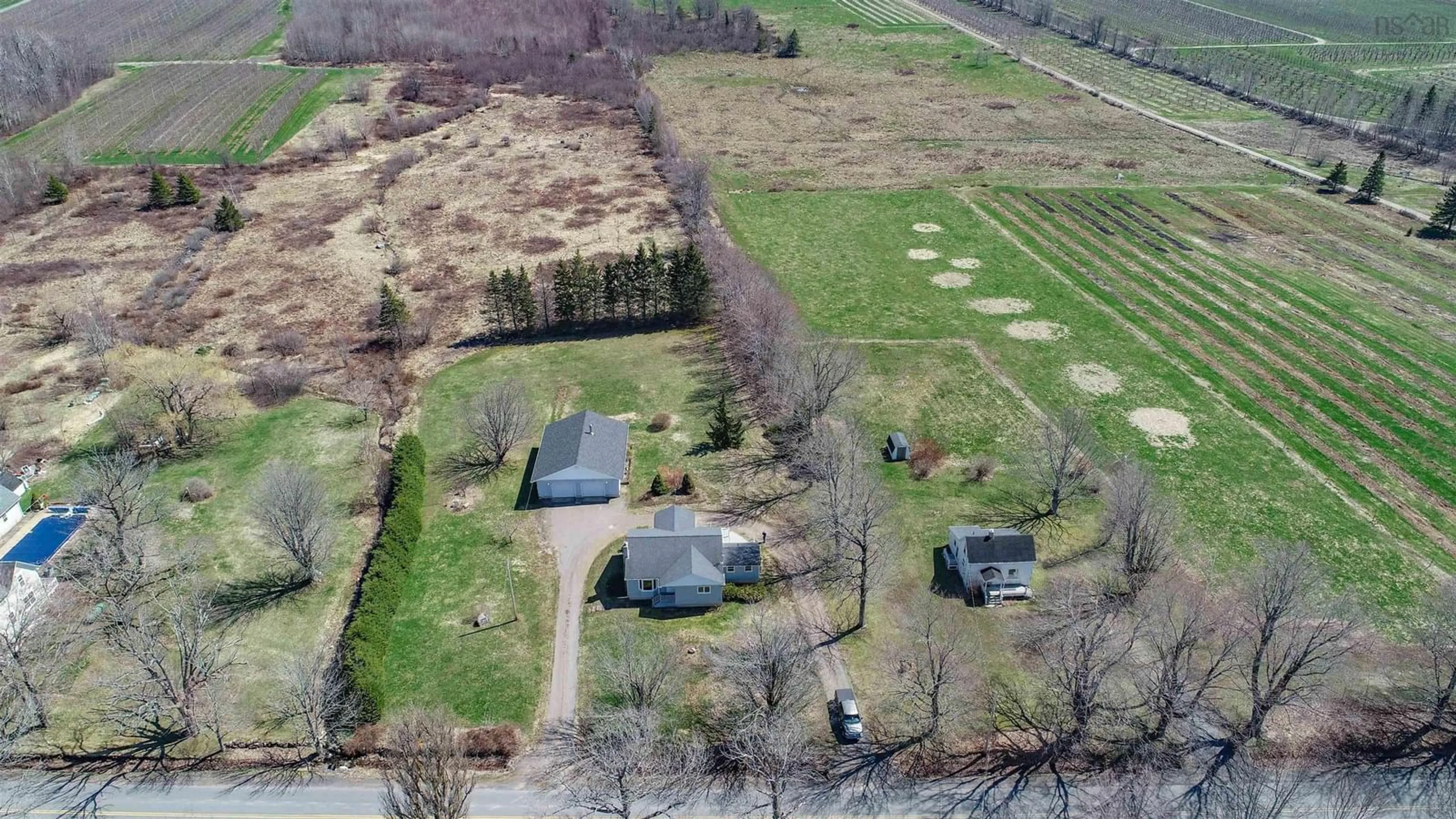 A pic from outside/outdoor area/front of a property/back of a property/a pic from drone, unknown for 134 Prospect Rd, Morristown Nova Scotia B0P 1E0